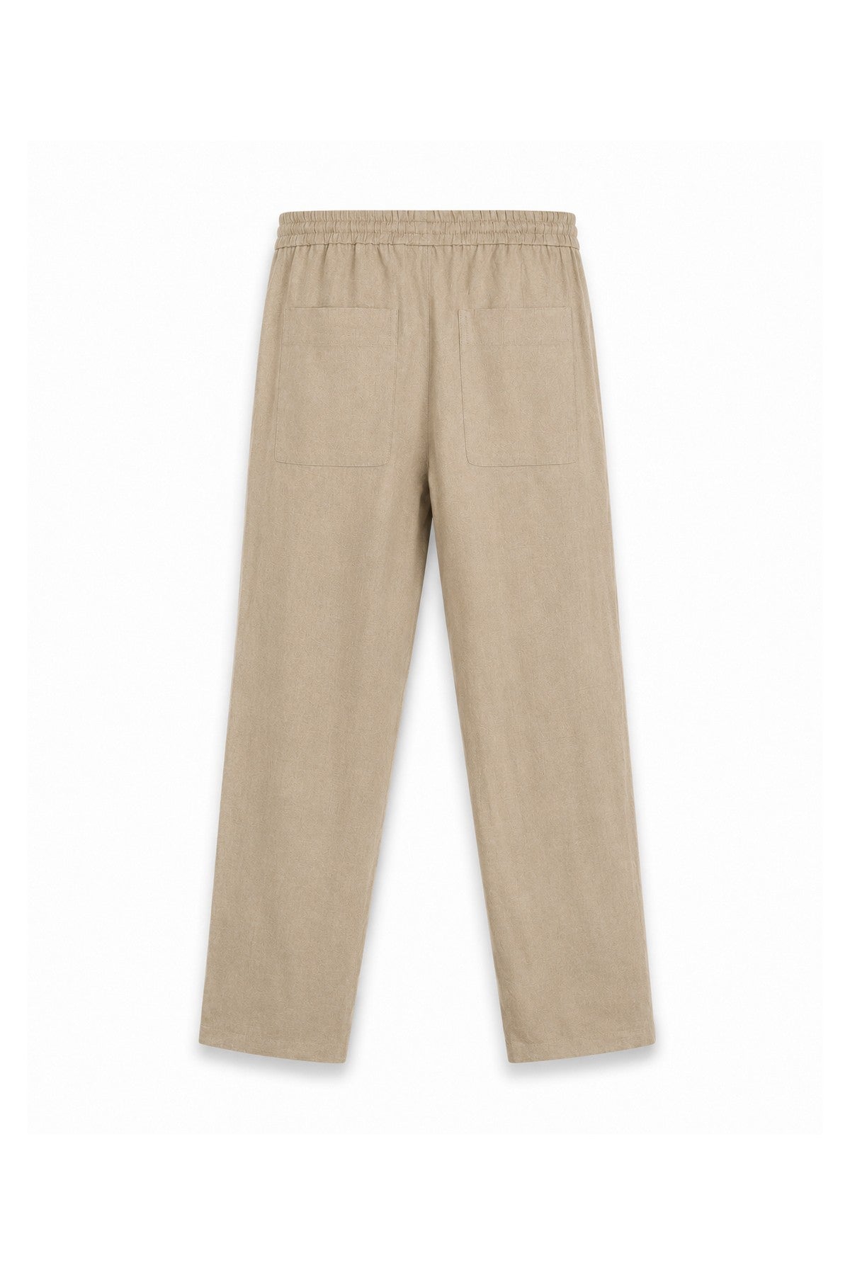 Antioch Men's Linen-Blend Waistband-Elasticated Pants