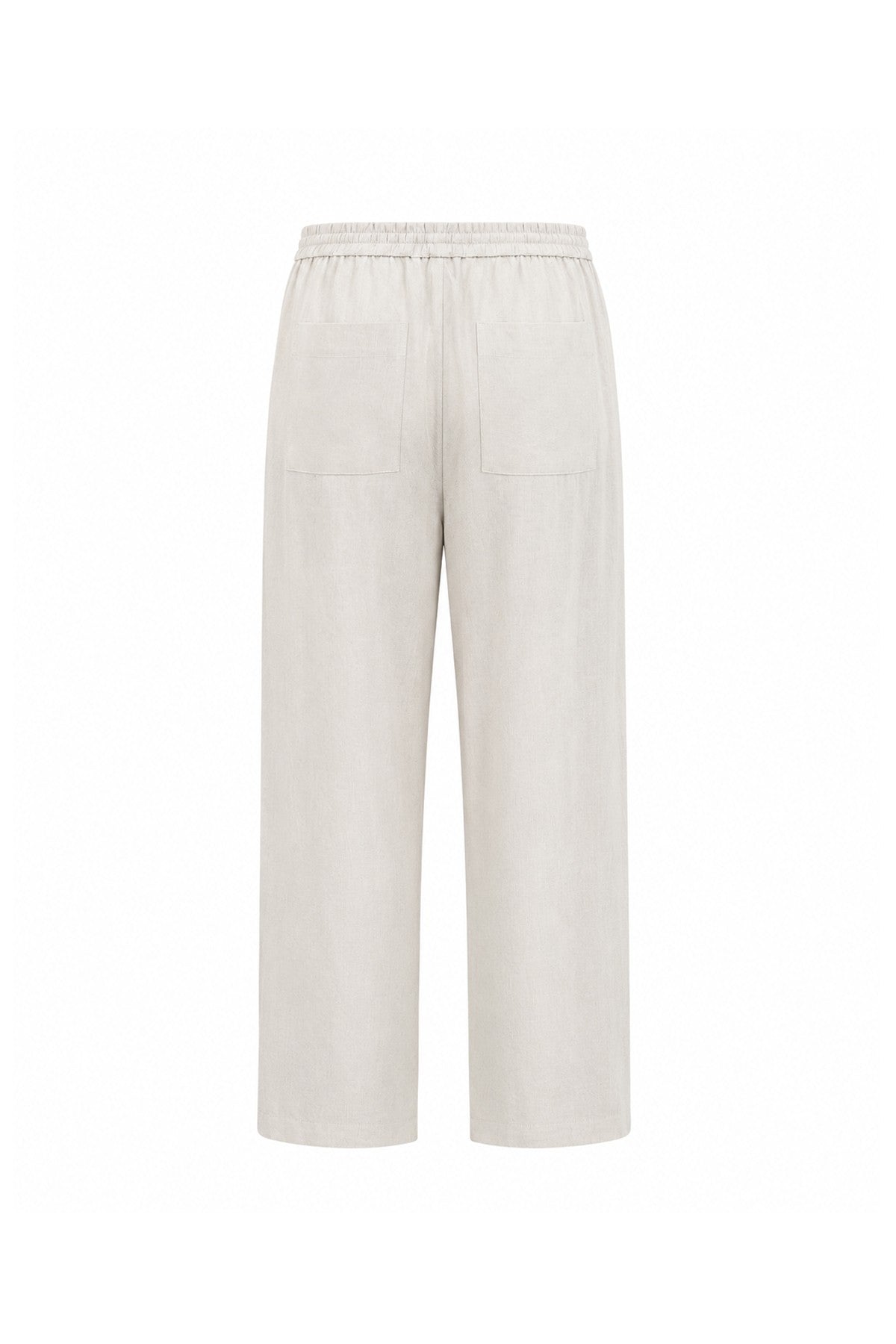 Antioch Men's Linen-Blend Waistband-Elasticated Pants