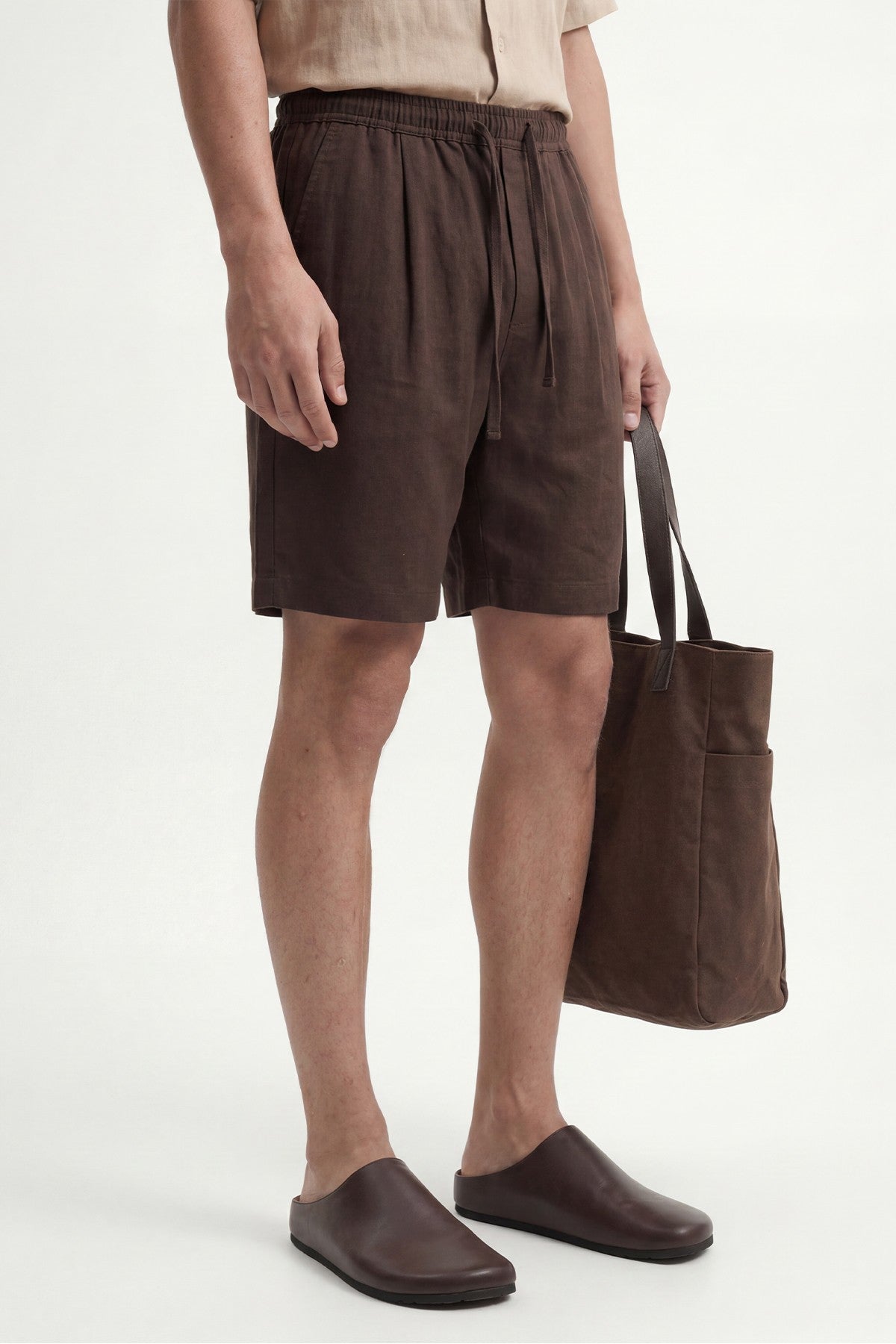 Antioch Linen-Blend Bermuda Shorts for Men