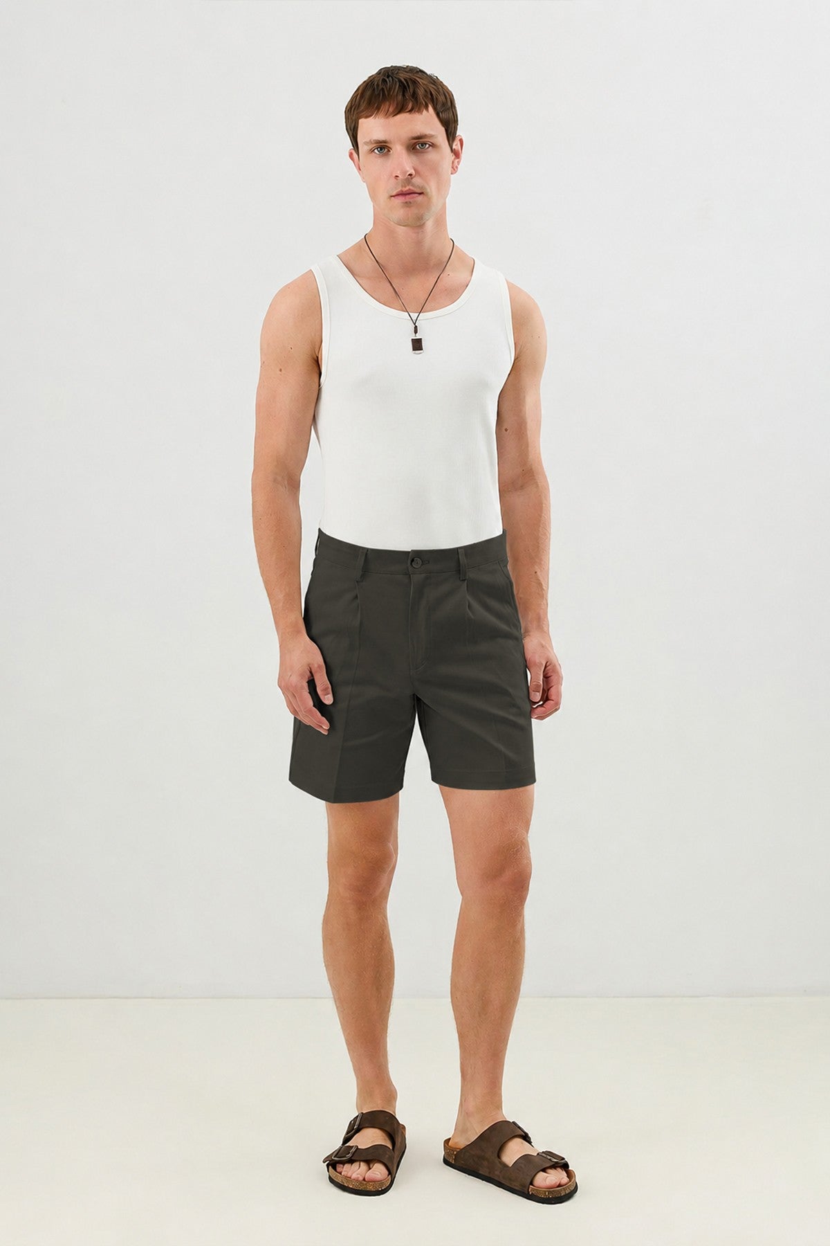 Pleated Men's Shorts