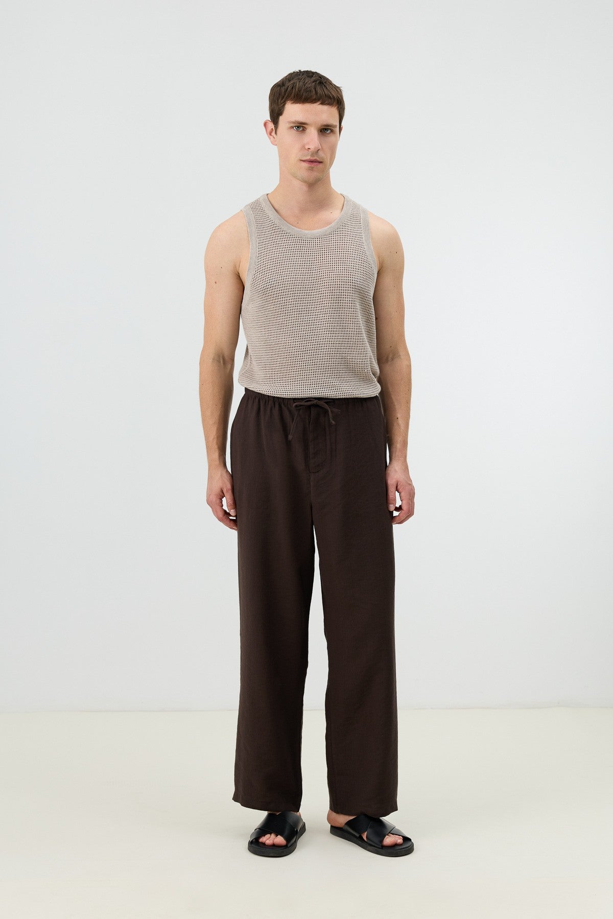 Men's Relaxed-Fit Pants with Modal Blend