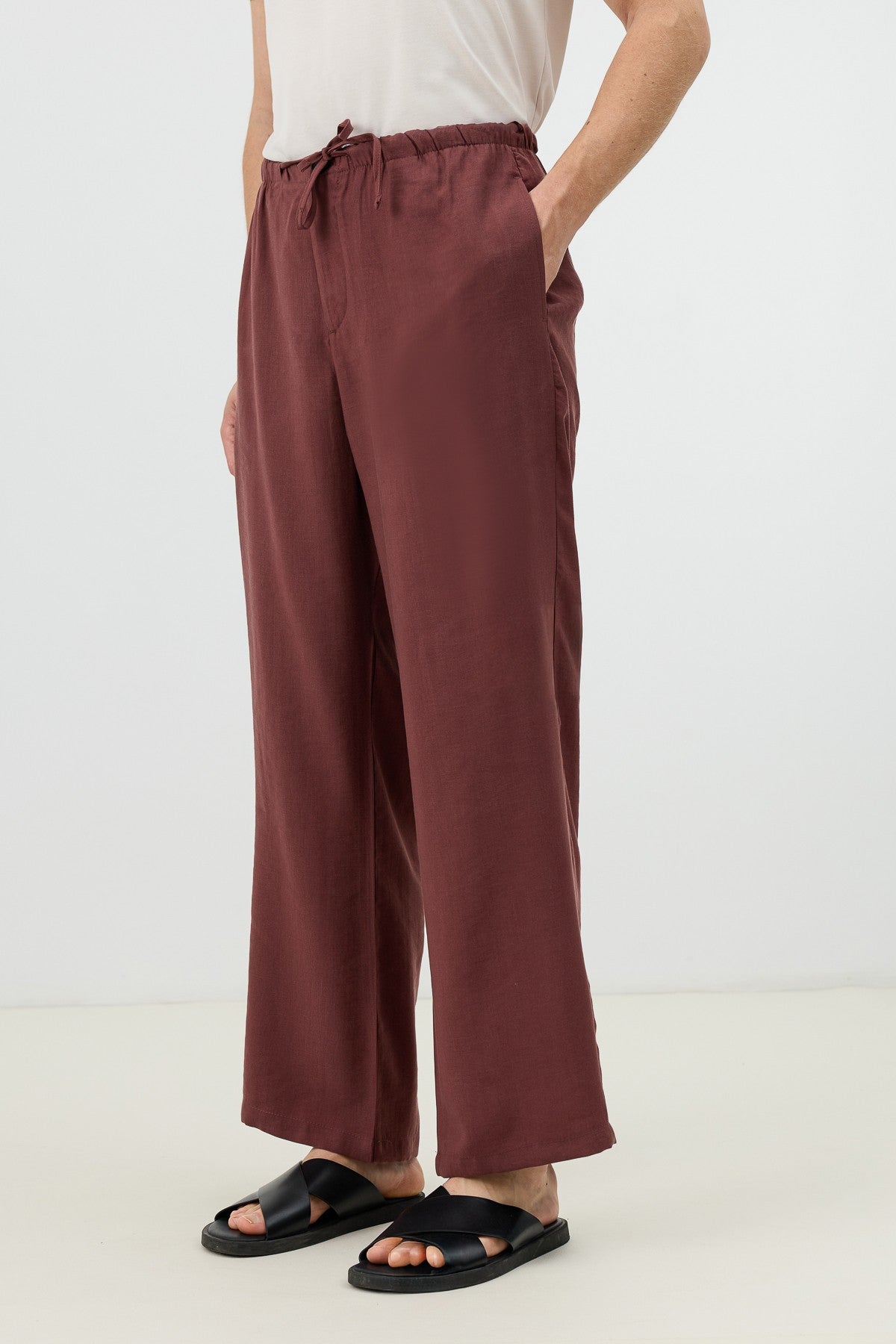 Men's Relaxed-Fit Pants with Modal Blend