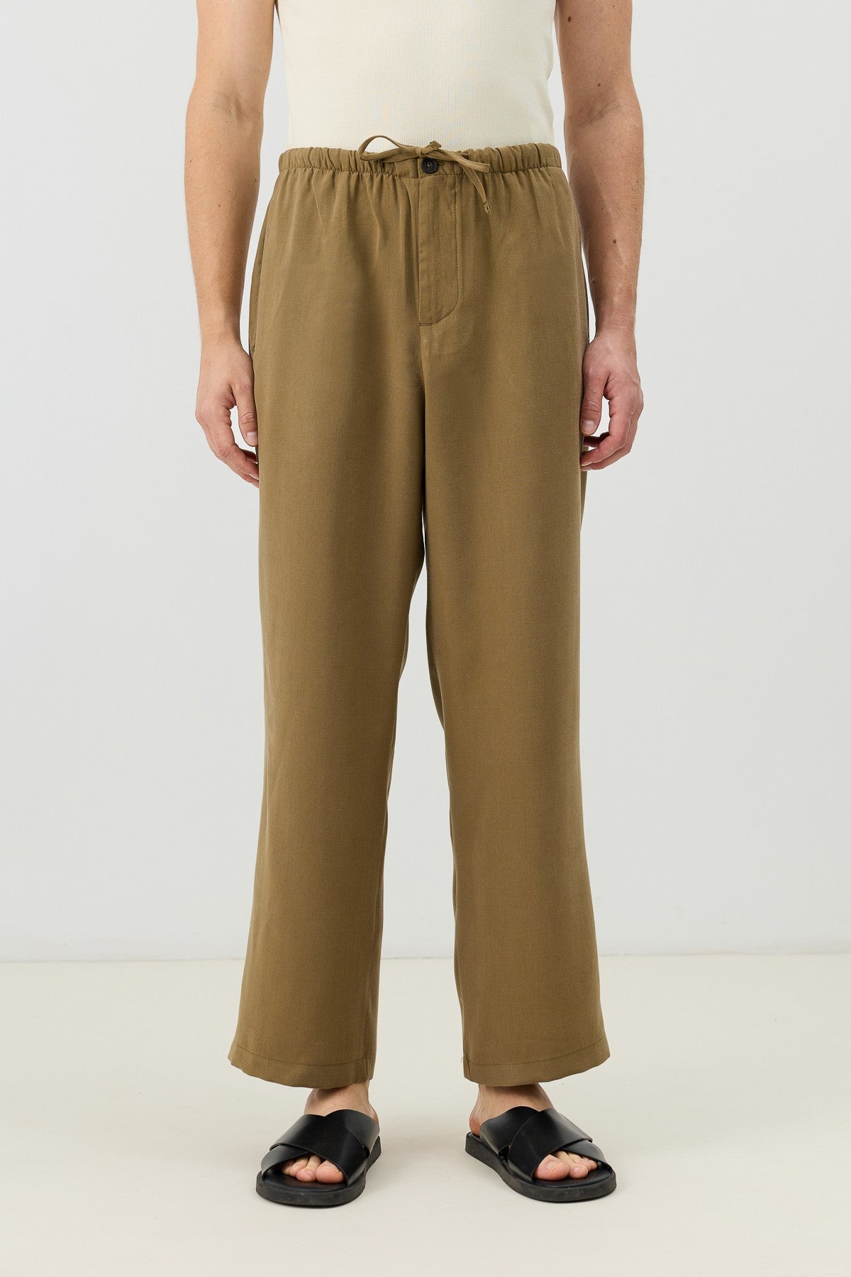 Men's Relaxed-Fit Pants with Modal Blend