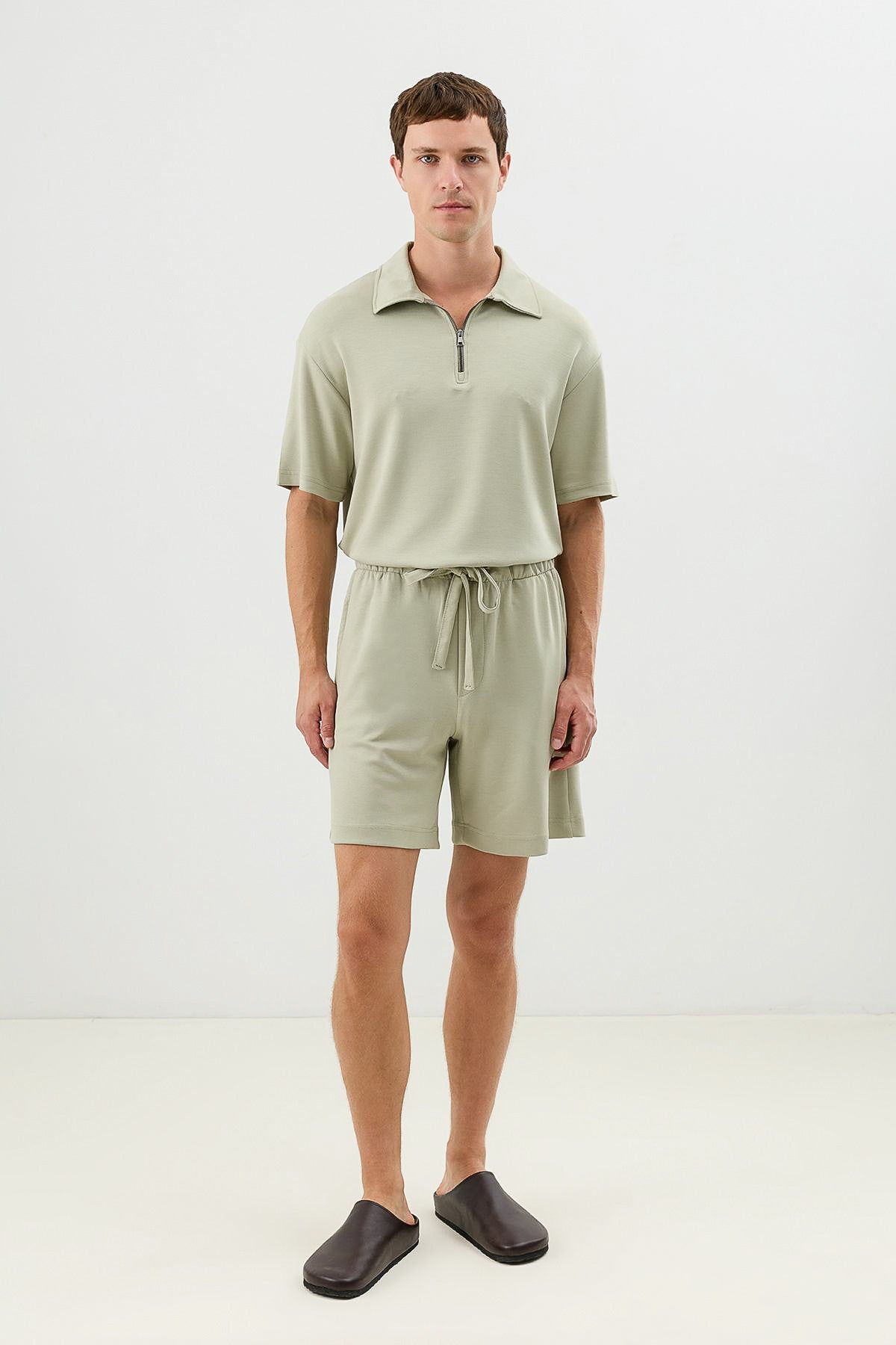 Men's Shorts with an Elastic Waistband