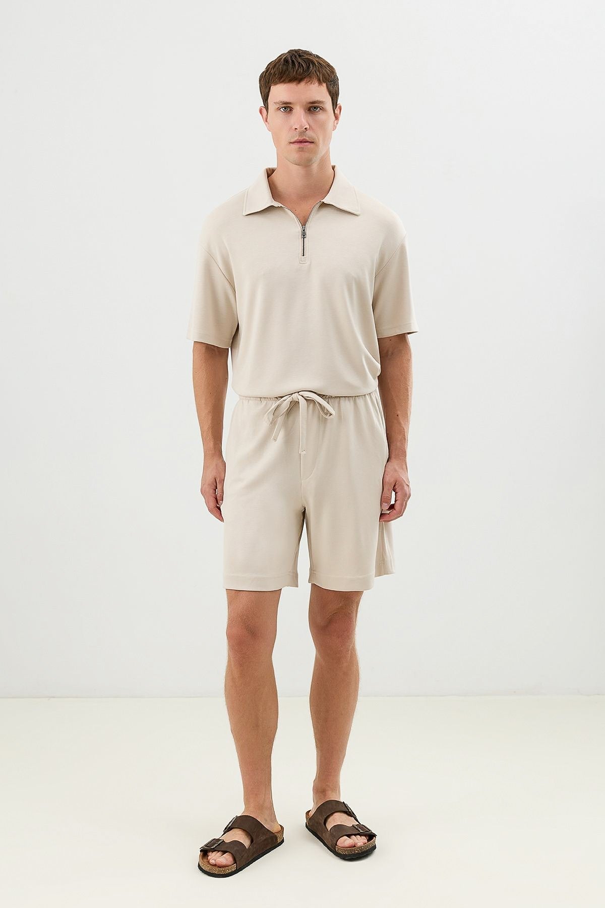 Men's Shorts with an Elastic Waistband