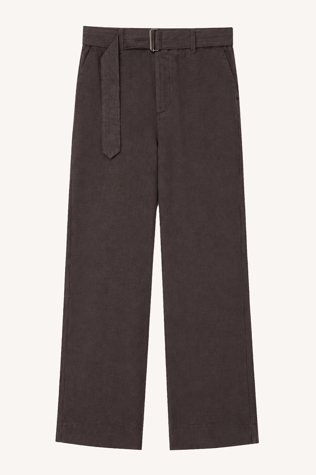 Lyocell-Blend Belted Pants