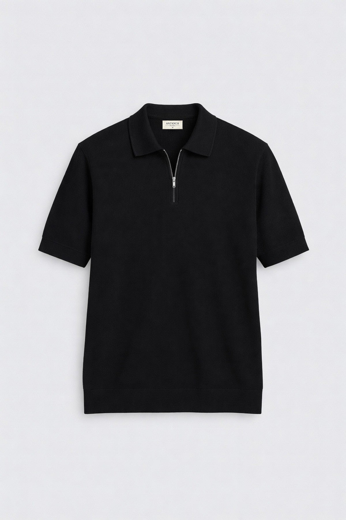 Antioch Comfort Slim Men's Zipper-Front Knit T-Shirt