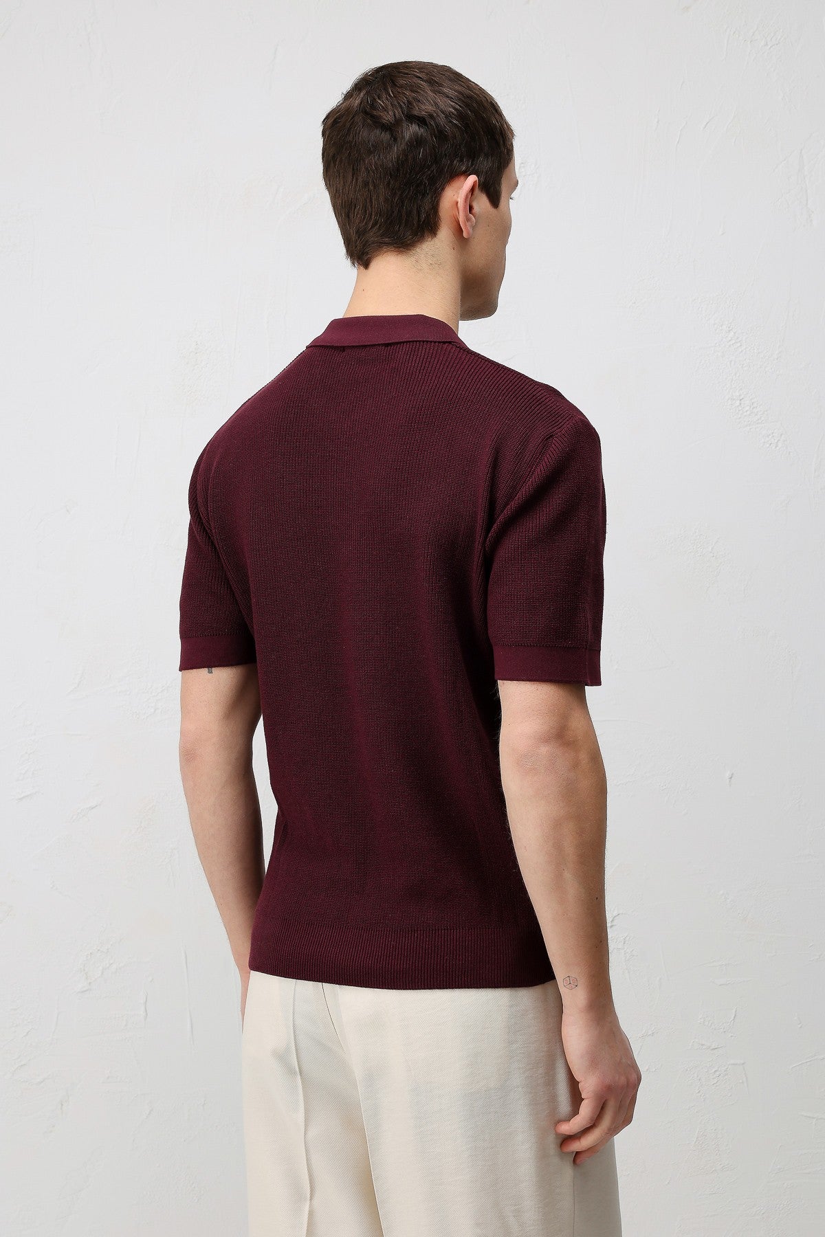 Antioch Comfort Slim Men's Zipper-Front Knit T-Shirt