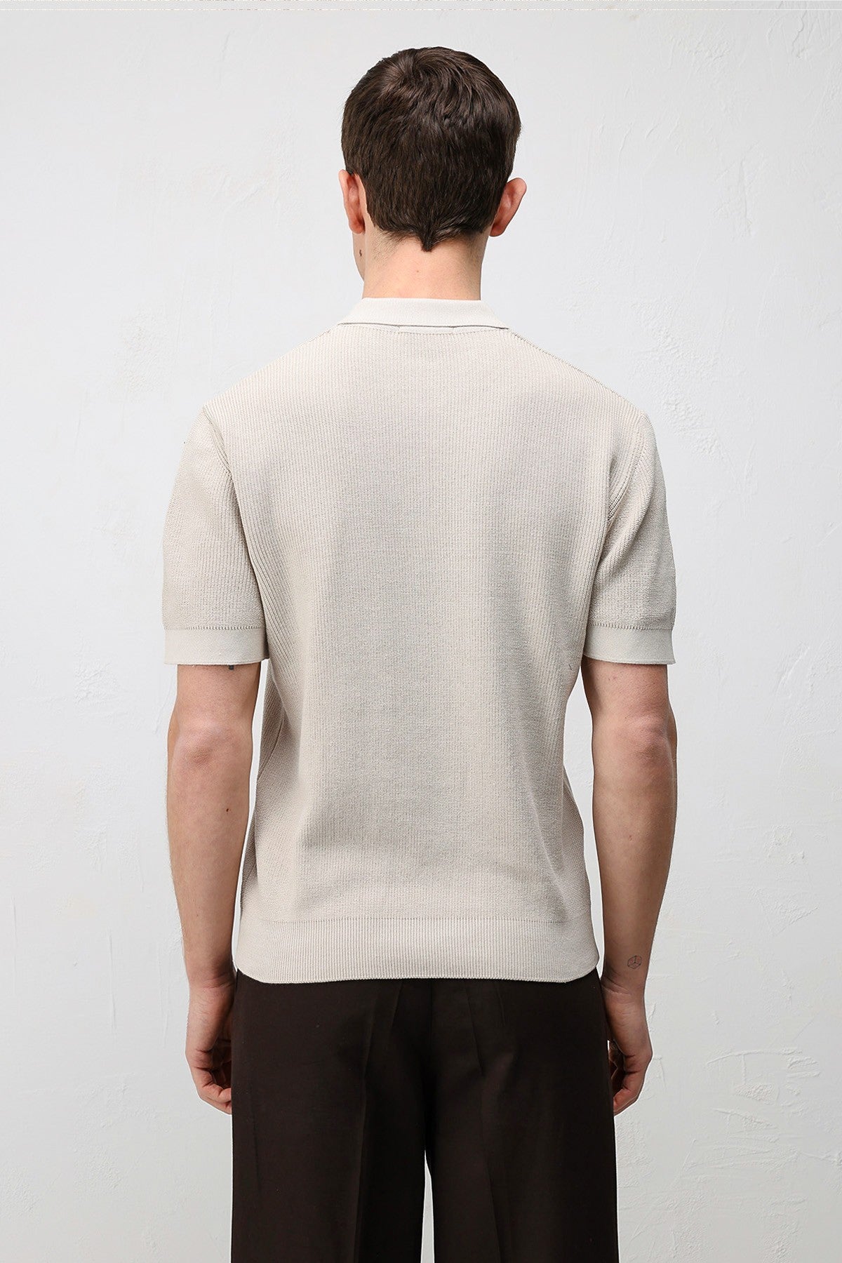 Antioch Comfort Slim Men's Zipper-Front Knit T-Shirt