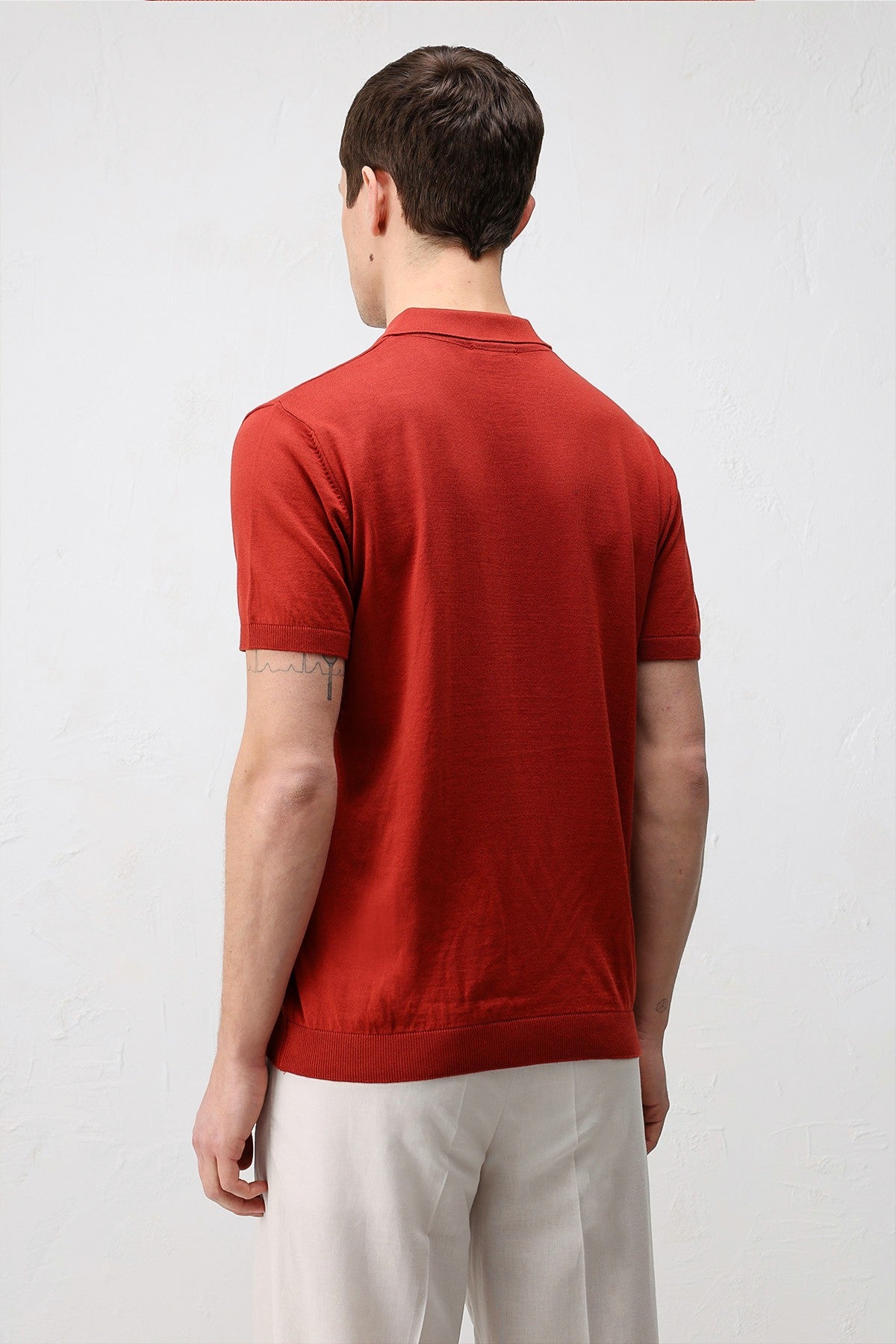 Antioch Comfort Slim Polo-Neck Men's Knit T-Shirt
