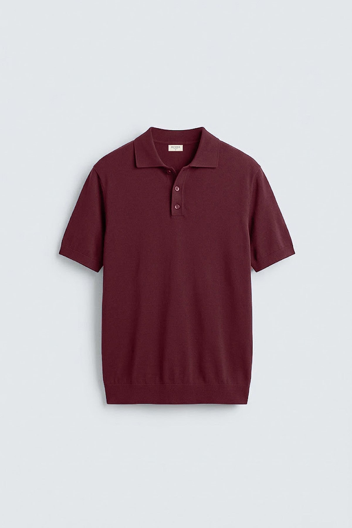 Antioch Comfort Slim Polo-Neck Men's Knit T-Shirt