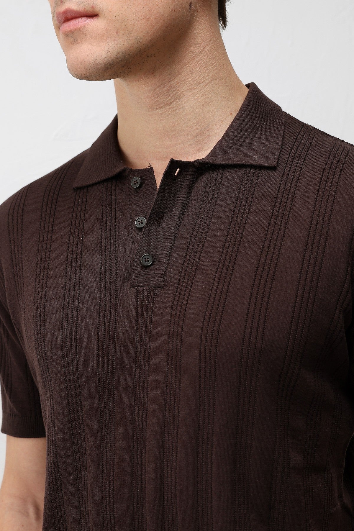 Antioch Textured Knit Men's Polo T-Shirt