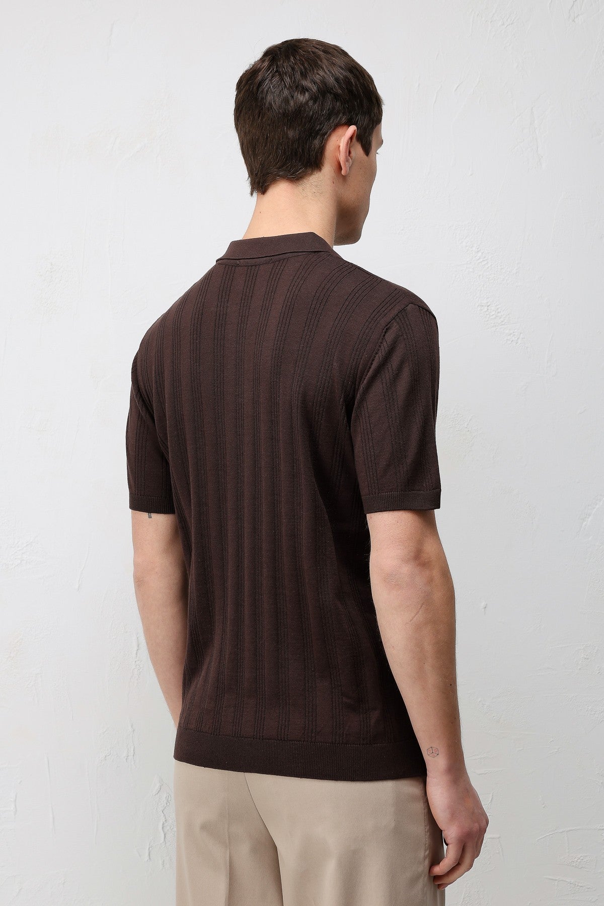 Antioch Textured Knit Men's Polo T-Shirt