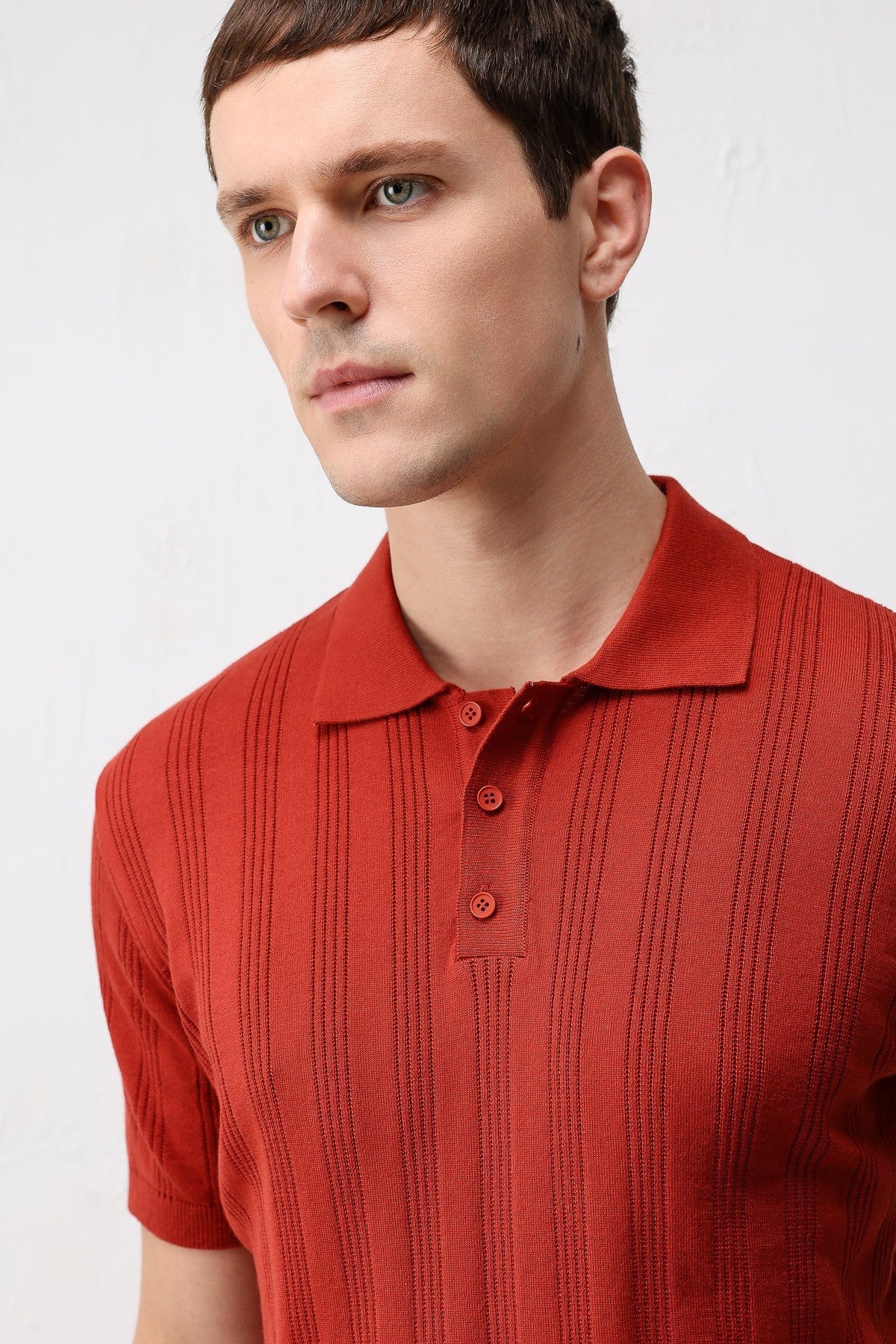 Antioch Textured Knit Men's Polo T-Shirt