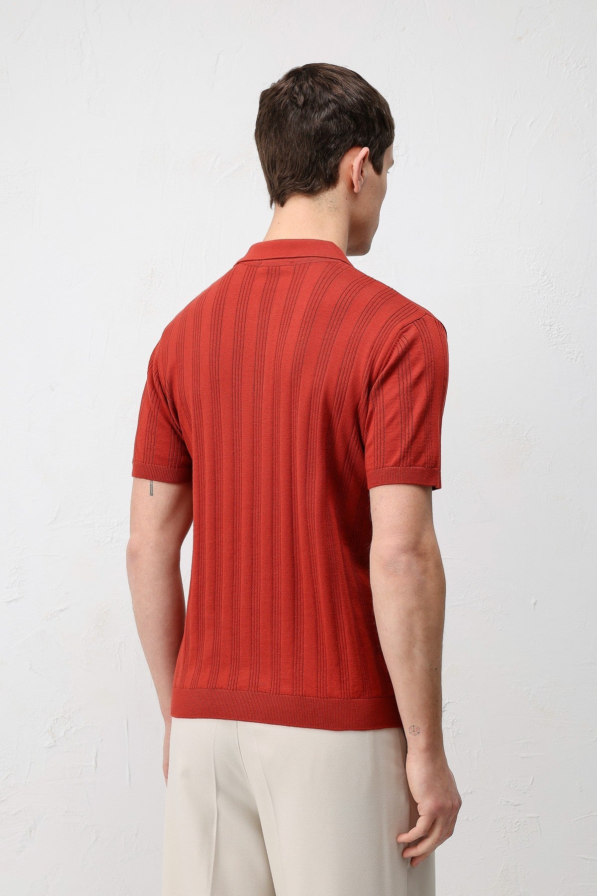 Antioch Textured Knit Men's Polo T-Shirt