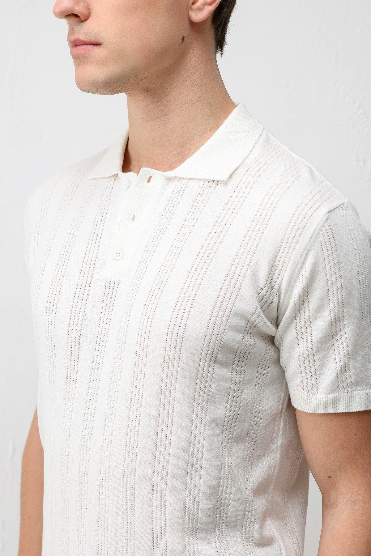 Antioch Textured Knit Men's Polo T-Shirt