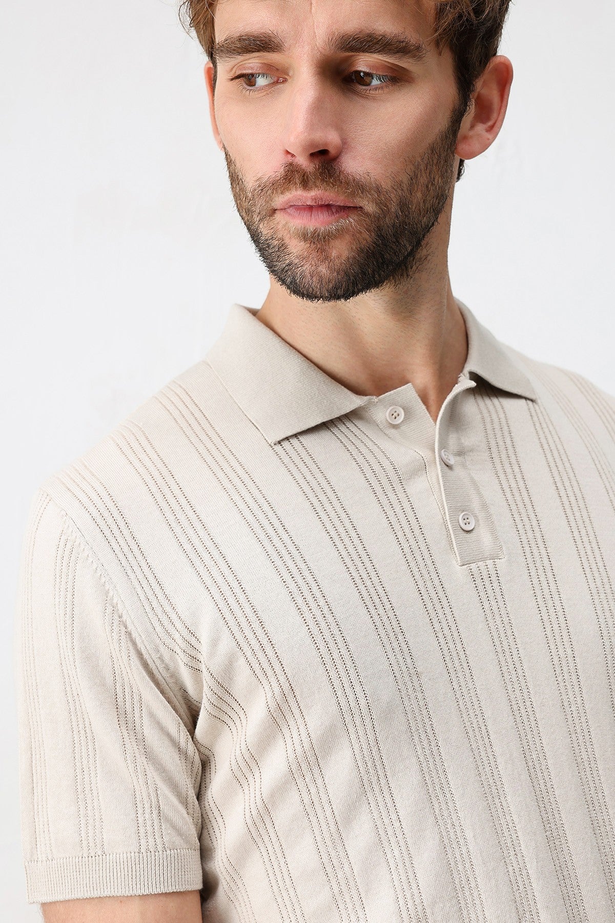 Antioch Textured Knit Men's Polo T-Shirt