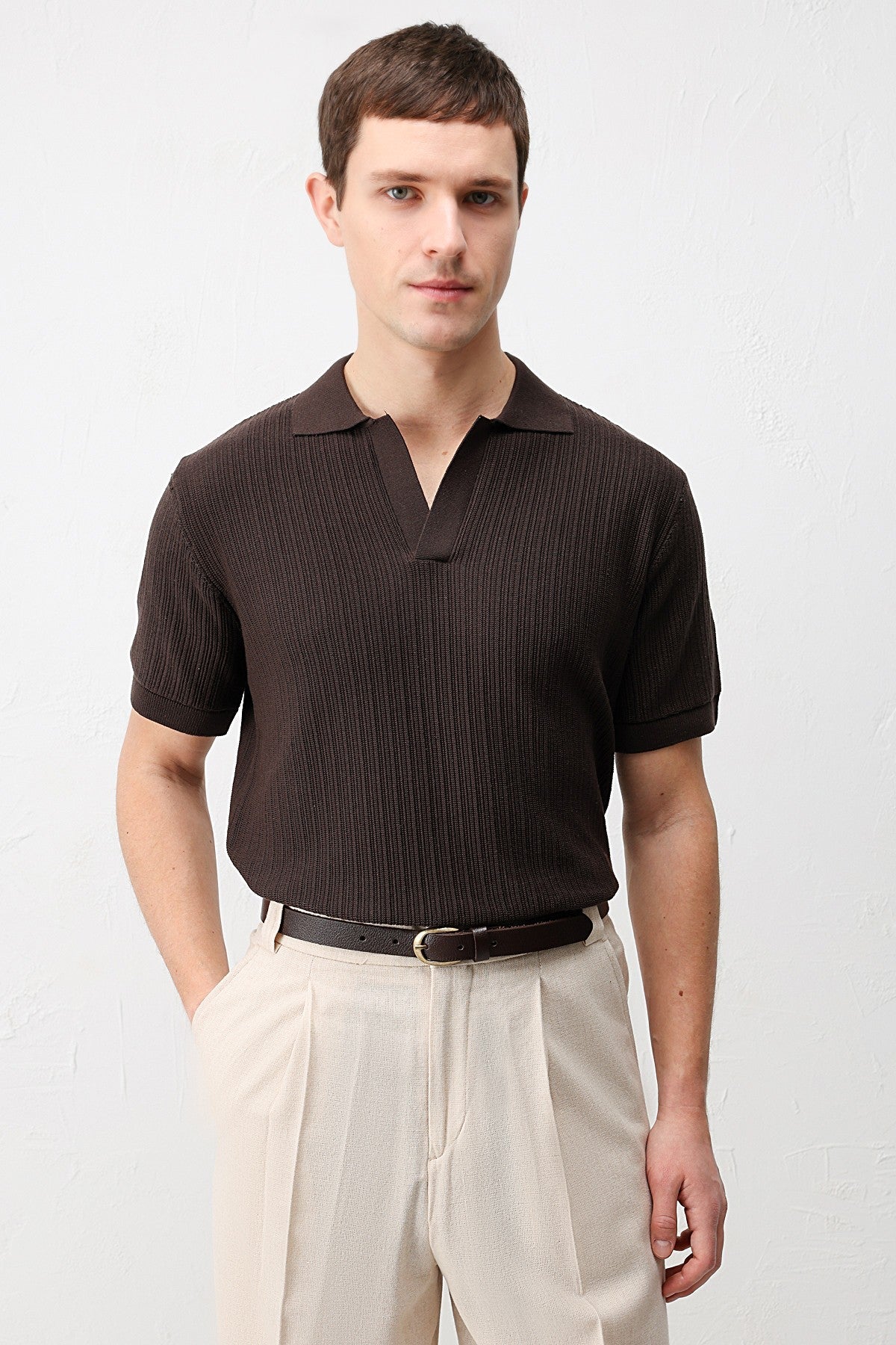 Antioch Premium Textured Men's Knit T-Shirt