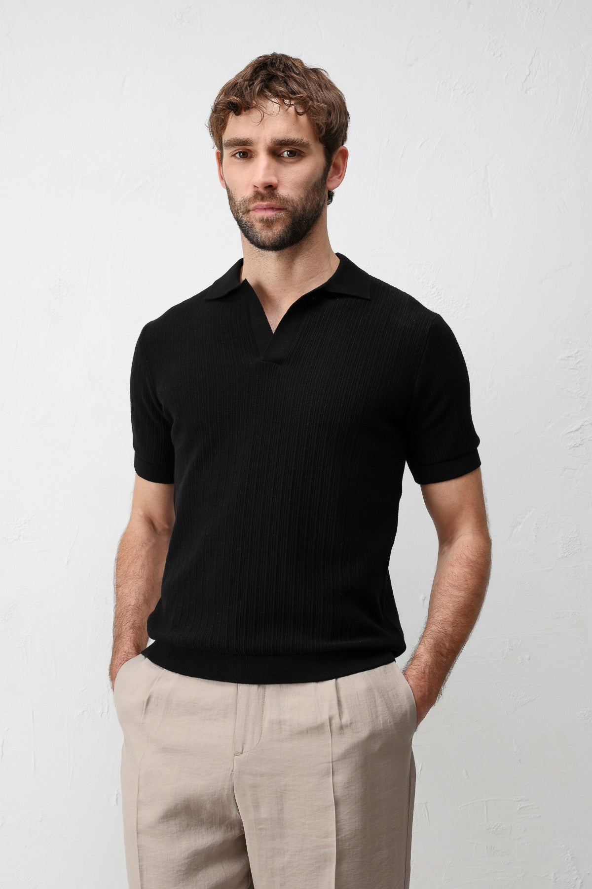 Antioch Premium Textured Men's Knit T-Shirt