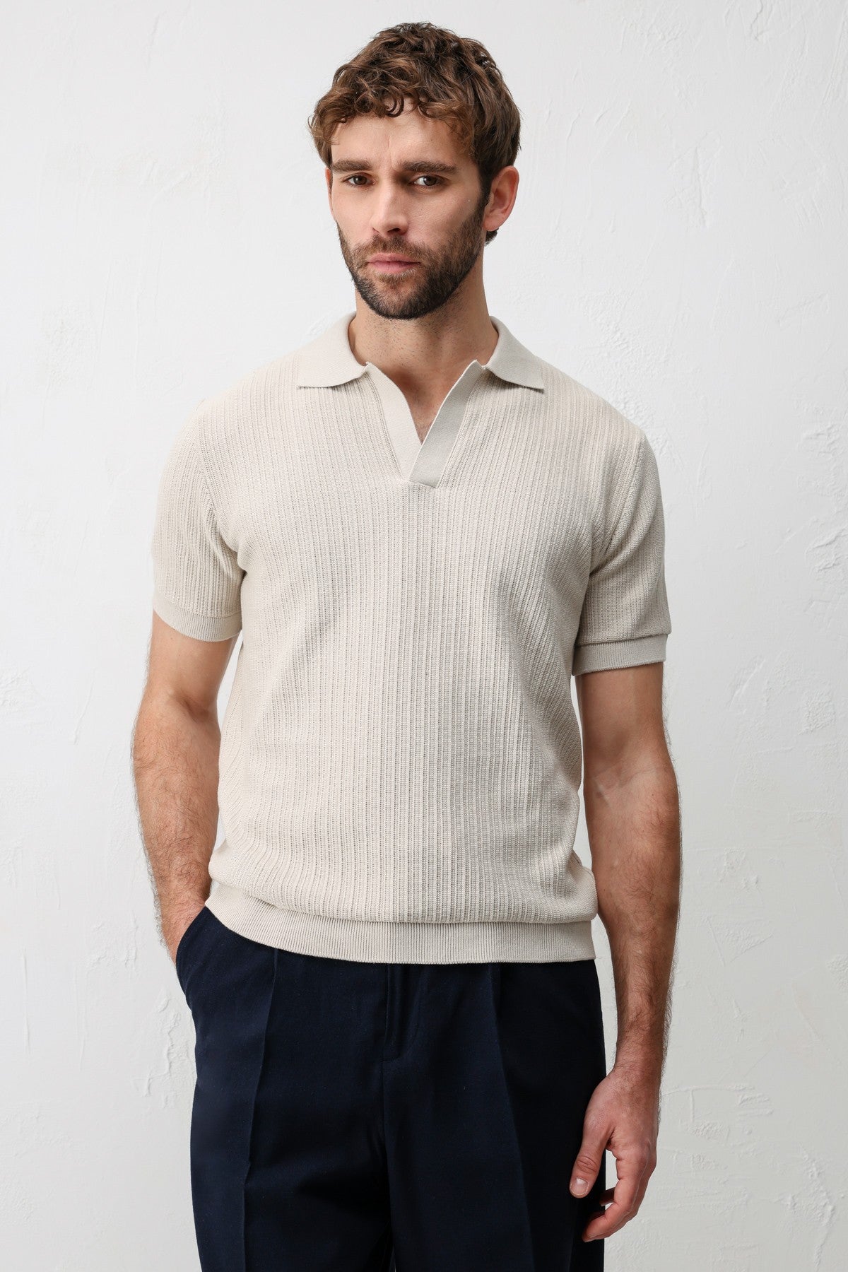 Antioch Premium Textured Men's Knit T-Shirt