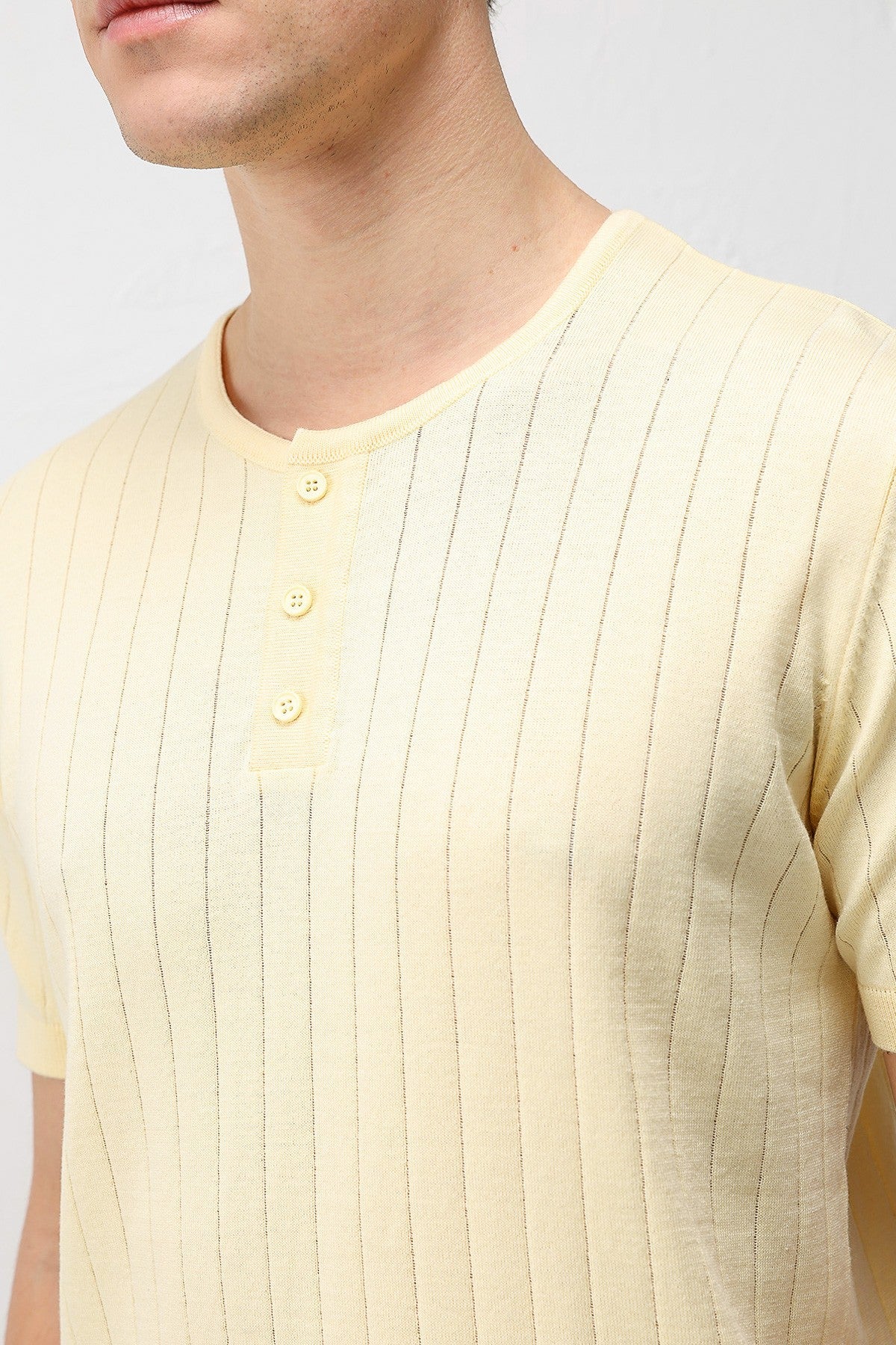 Textured Men's Knit T-Shirt