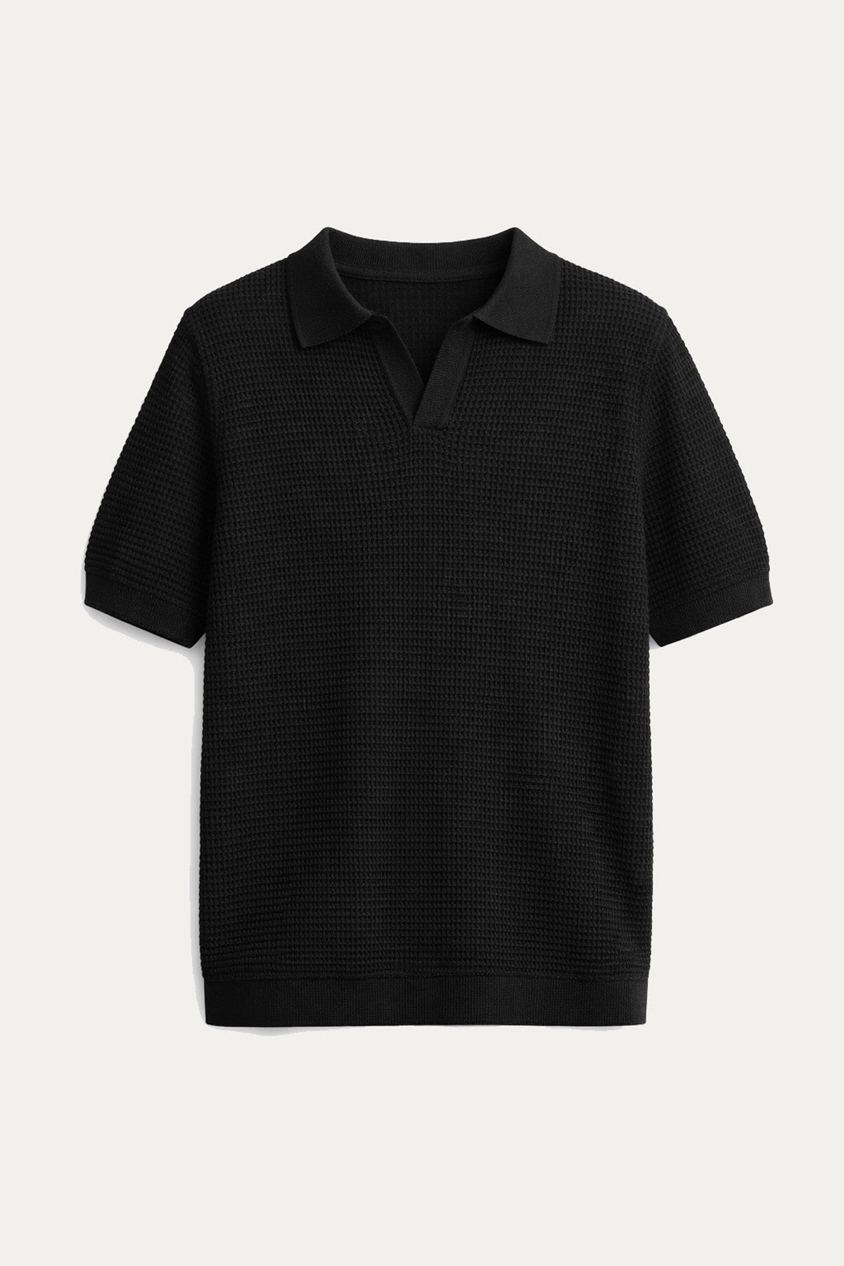 Antioch Textured Polo-Neck Men's T-Shirt