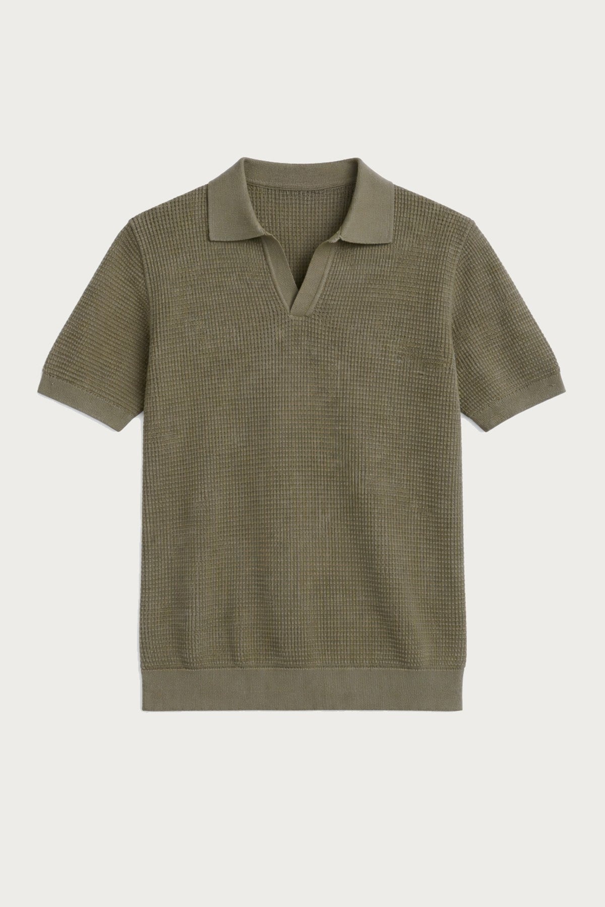 Antioch Textured Polo-Neck Men's T-Shirt