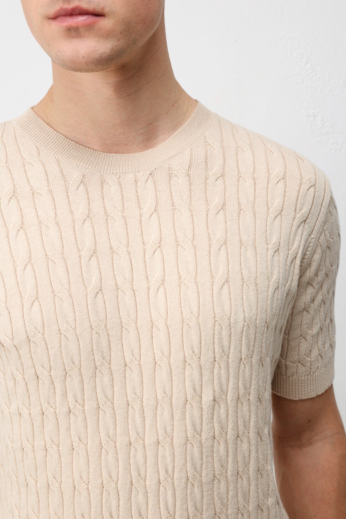 Antioch Cotton Twisted-Knit Men's Knit T-Shirt