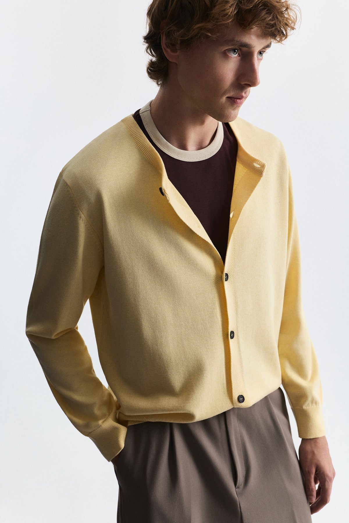 Relax Fit Knit Cardigan