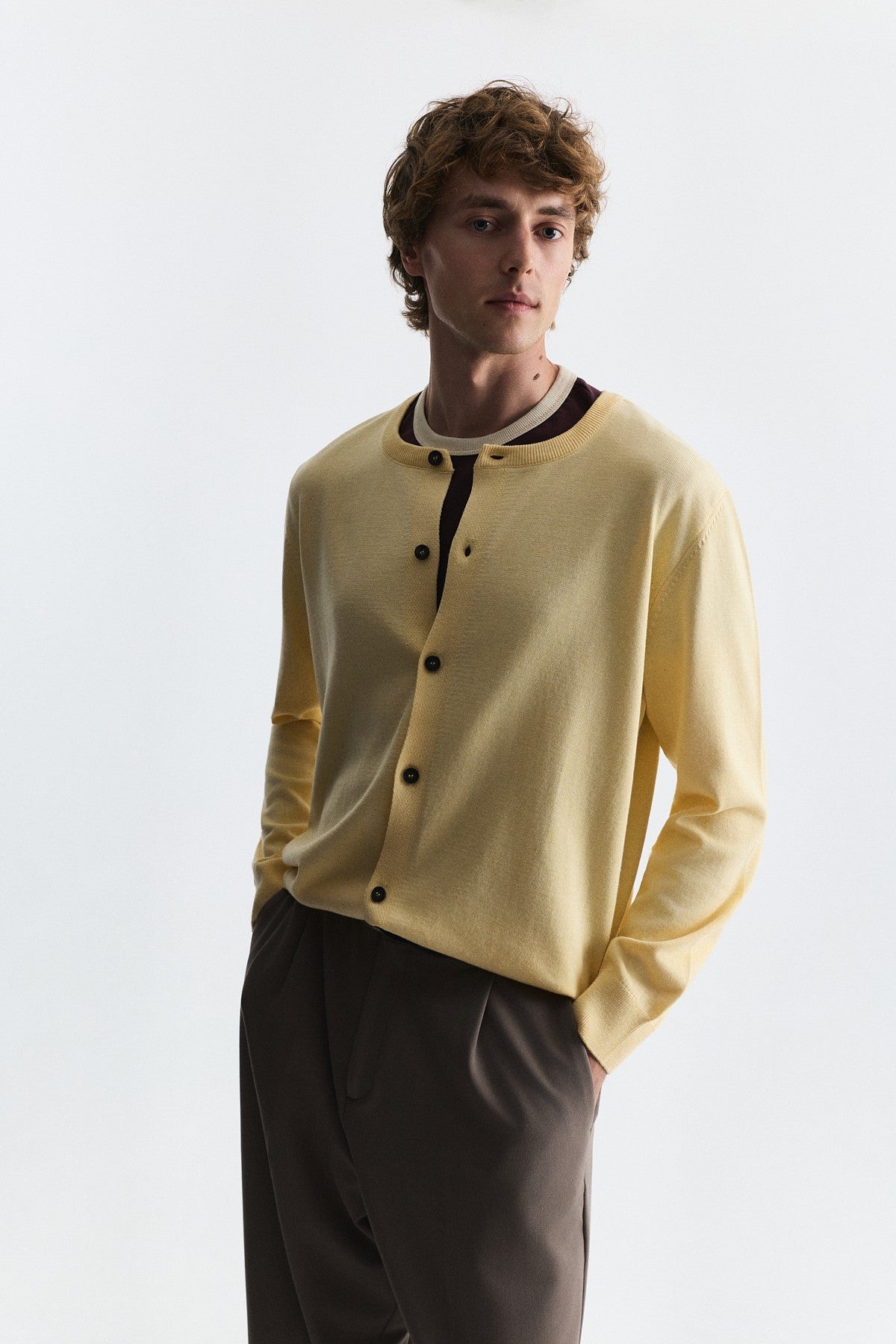 Relax Fit Knit Cardigan