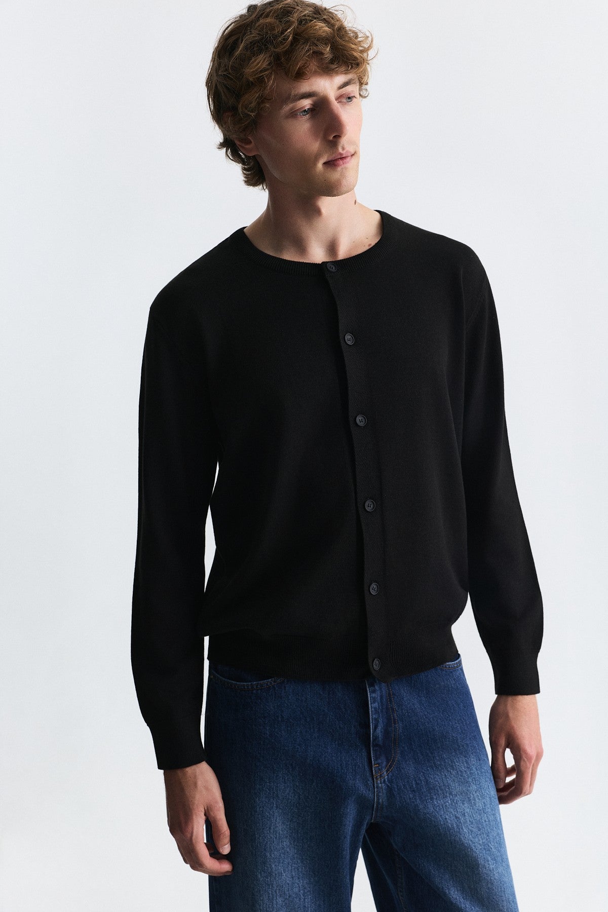 Relax Fit Knit Cardigan
