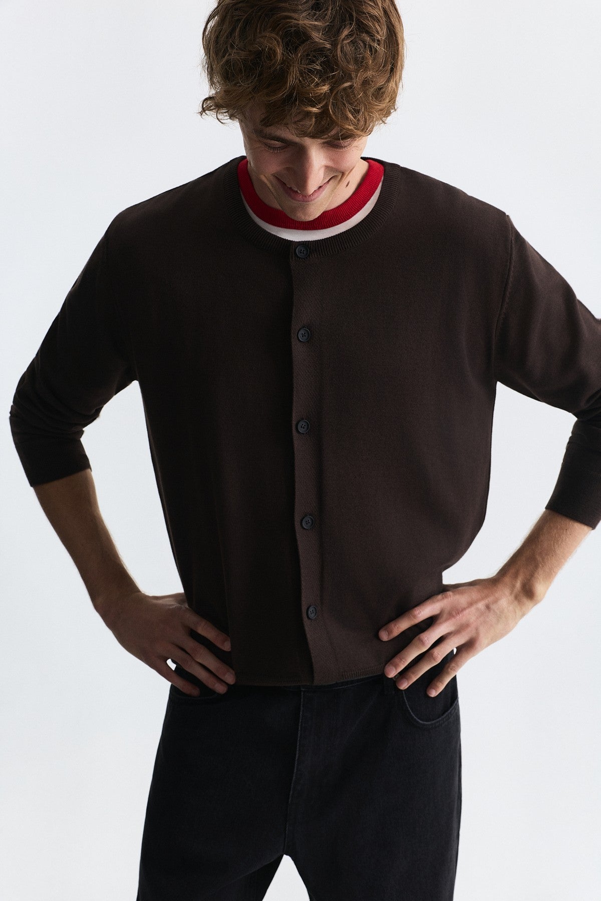 Relax Fit Knit Cardigan