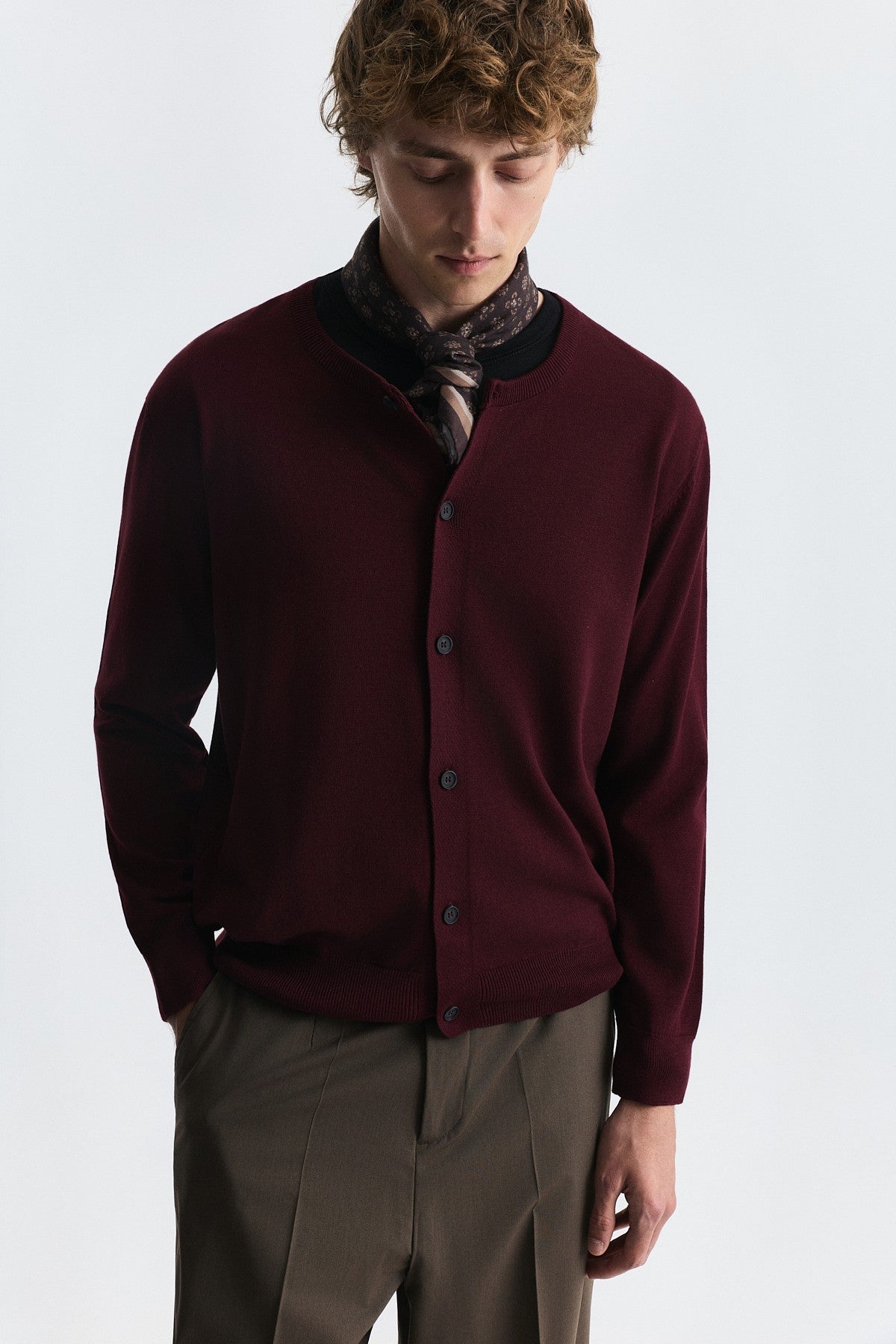 Relax Fit Knit Cardigan