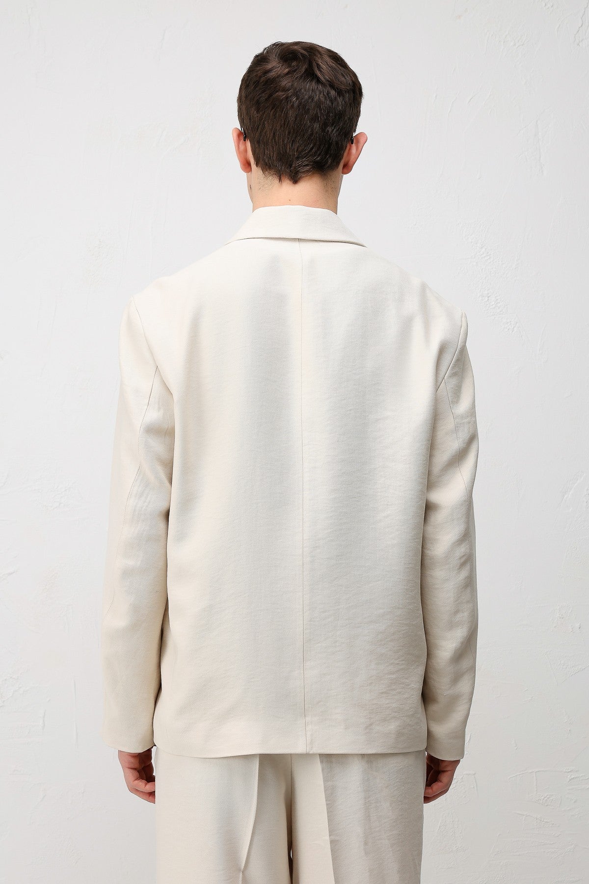Men's Relaxed-Fit Blazer Jacket in a Modal Blend