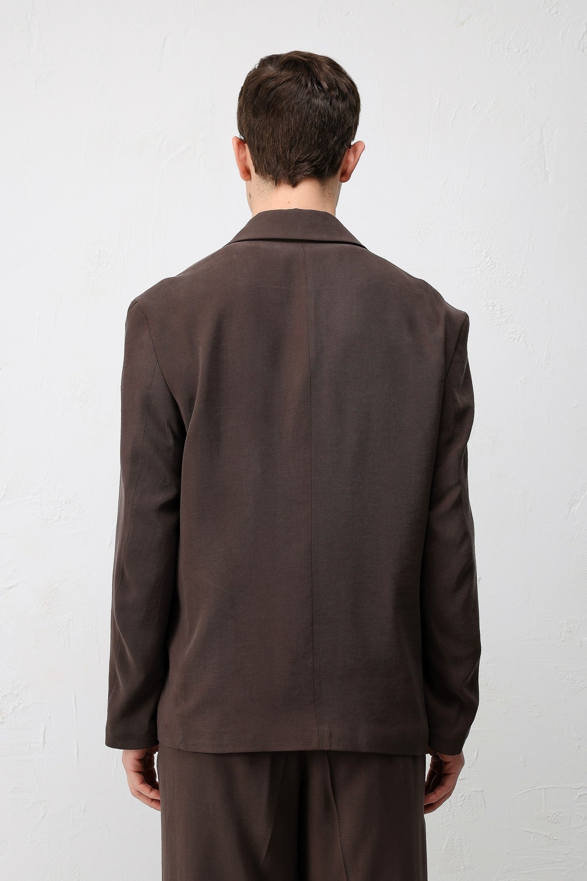 Men's Relaxed-Fit Blazer Jacket in a Modal Blend