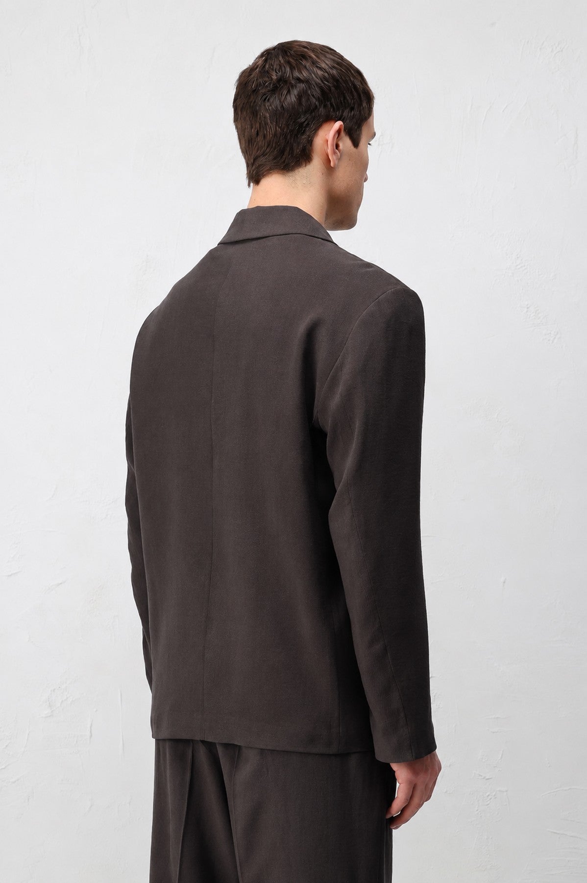 Men's Relaxed-Fit Blazer Jacket in a Modal Blend