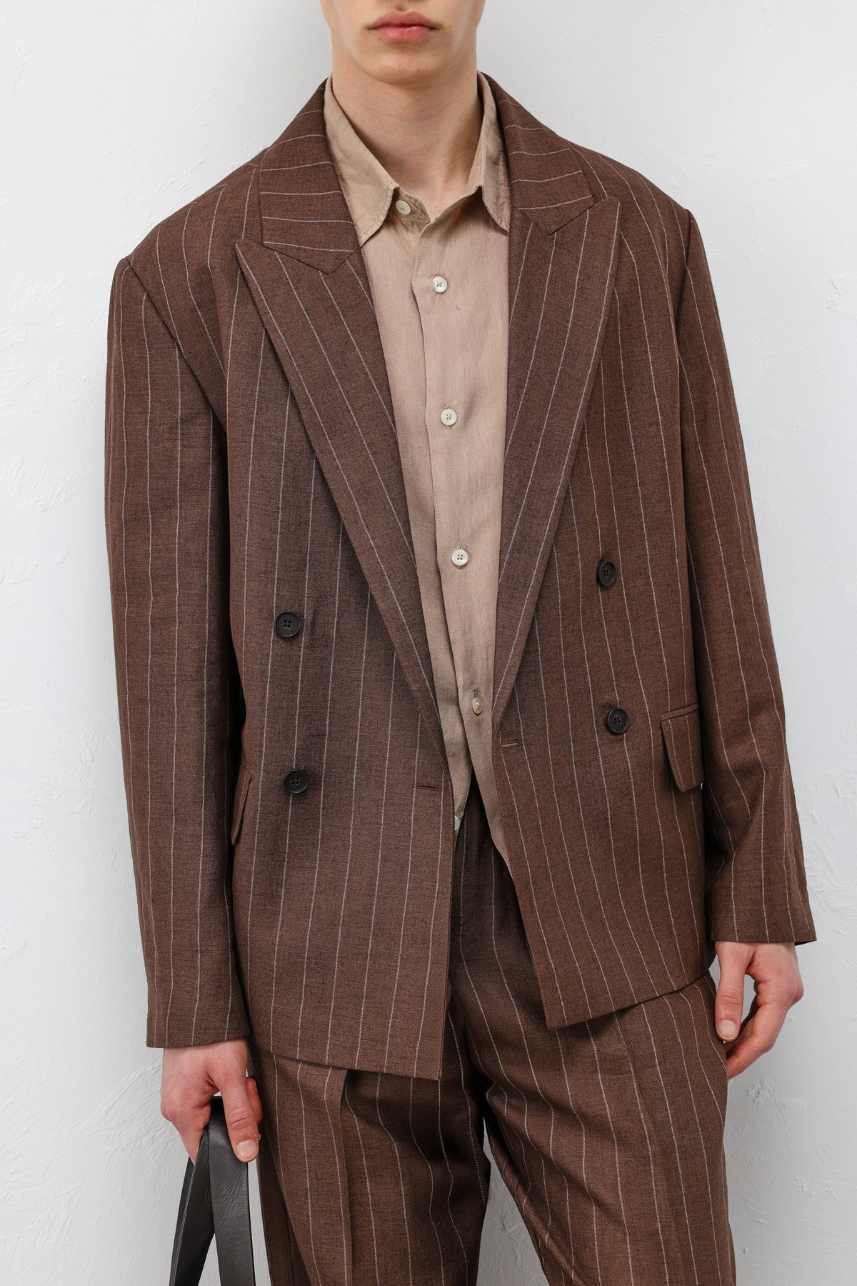 Antioch Linen-Blend Striped Men's Blazer Jacket