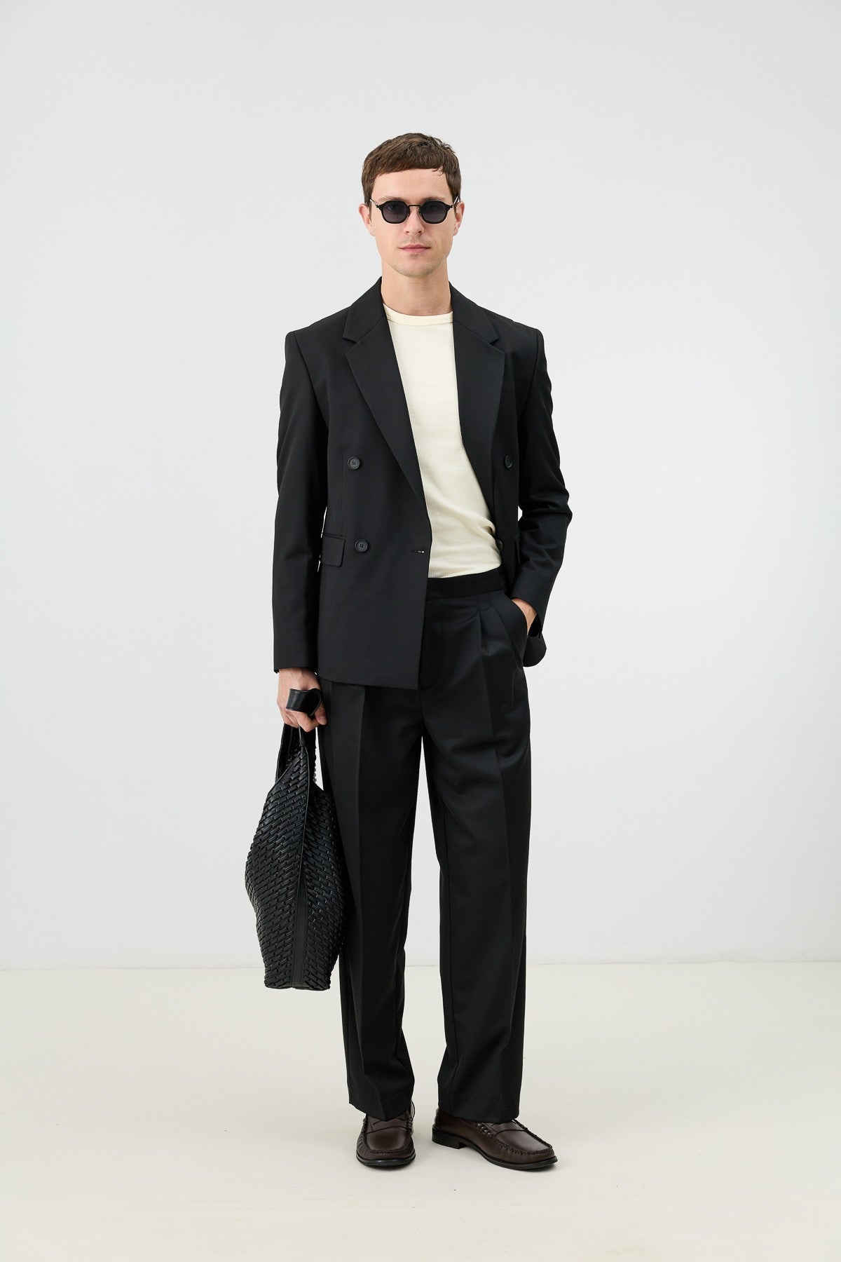 Antioch Relaxed Double-Breasted Men's Blazer Jacket
