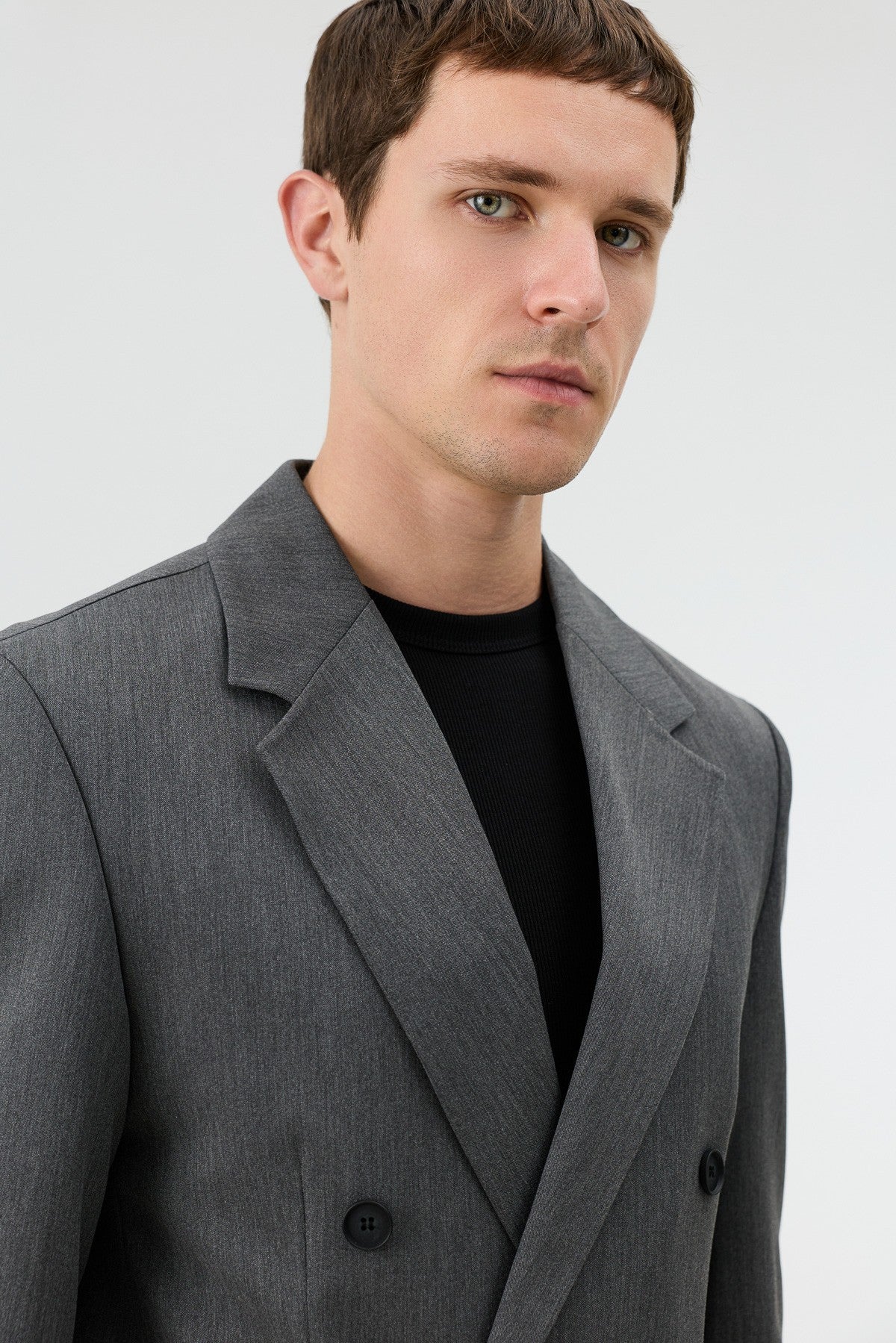 Antioch Relaxed Double-Breasted Men's Blazer Jacket