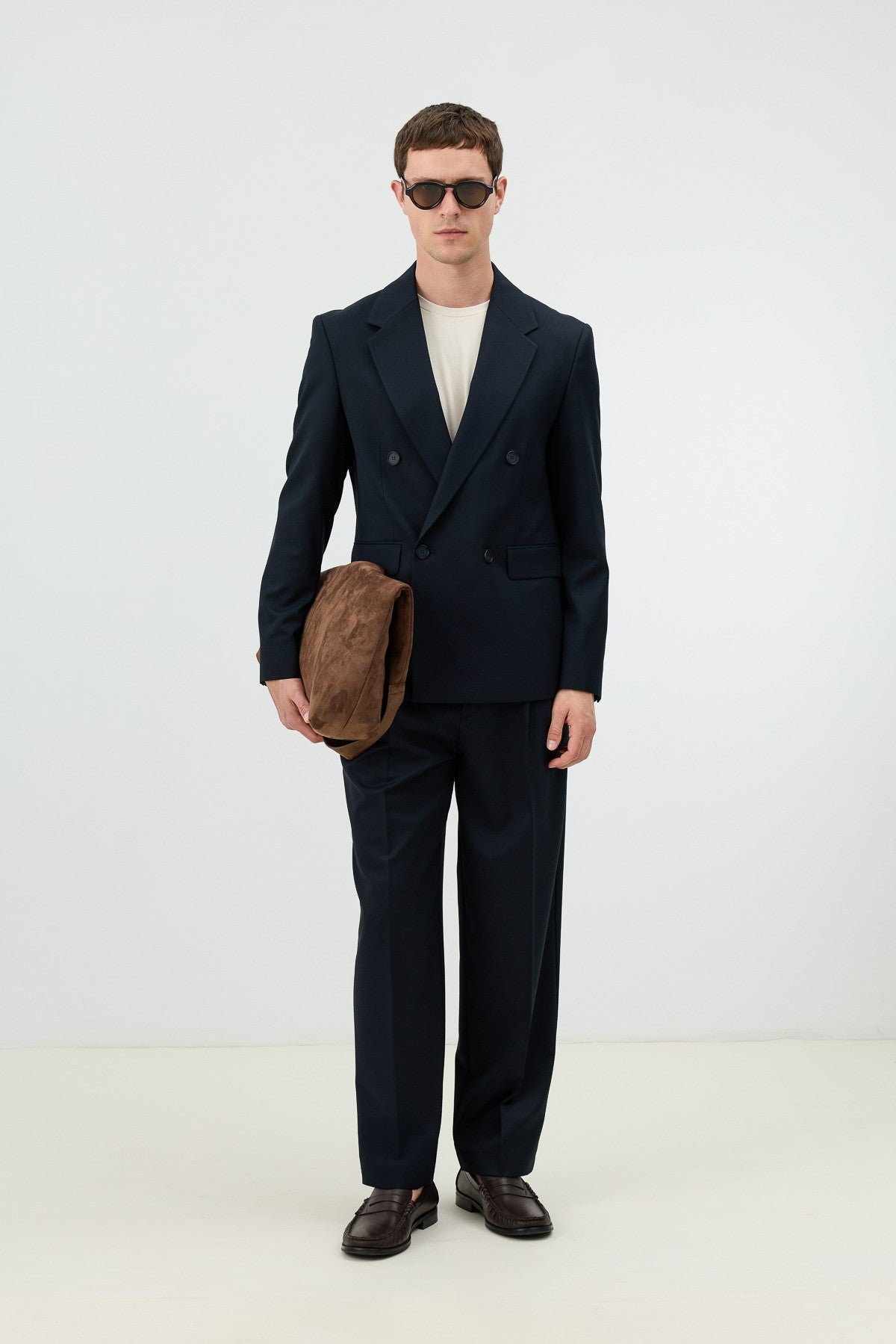 Antioch Relaxed Double-Breasted Men's Blazer Jacket