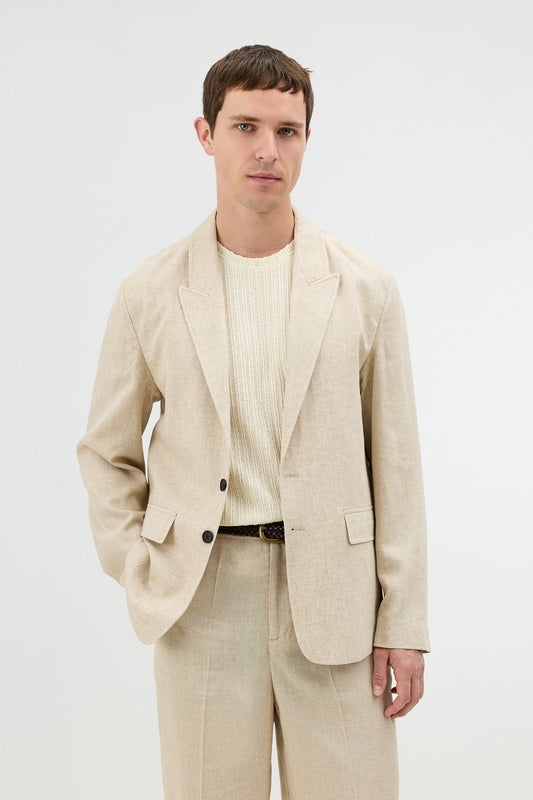 Antioch Linen-Blend Men's Blazer Jacket