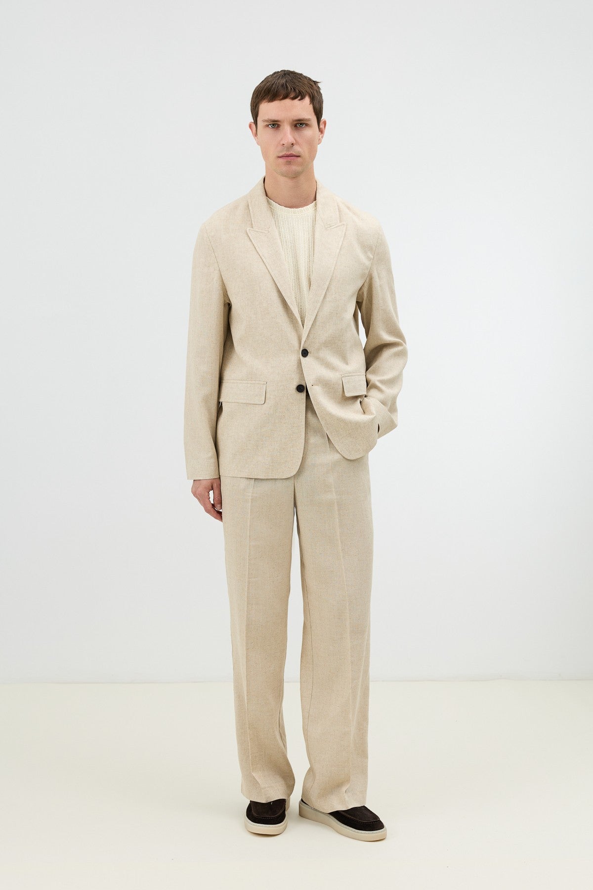 Antioch Linen-Blend Men's Blazer Jacket