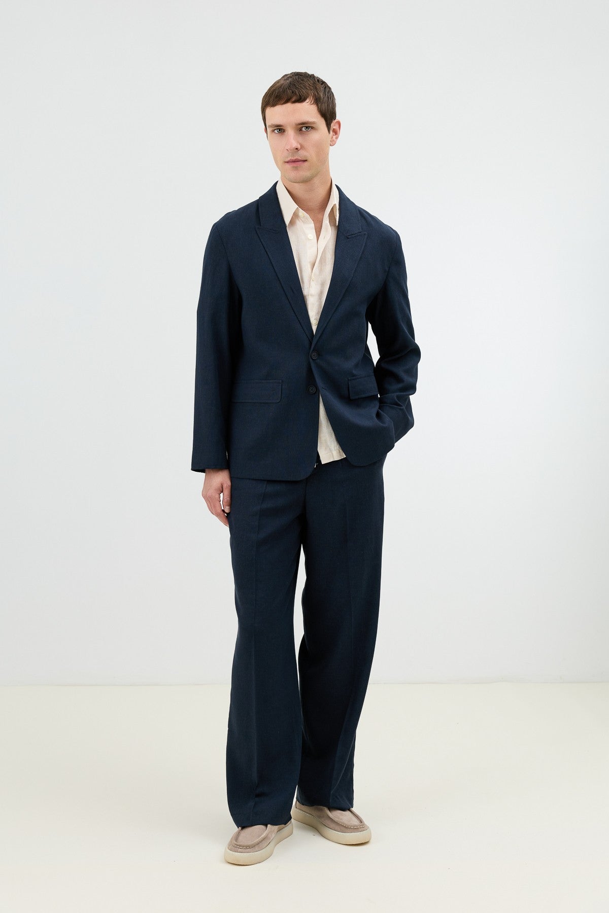 Antioch Linen-Blend Men's Blazer Jacket