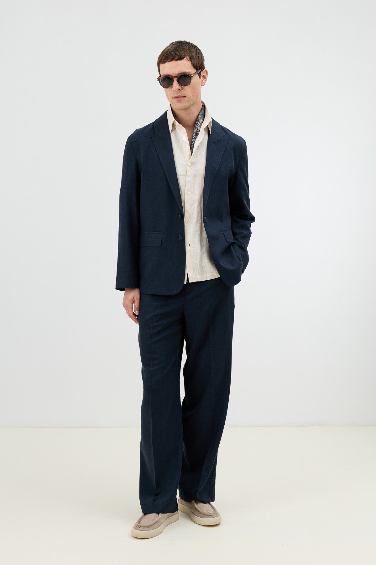 Antioch Linen-Blend Men's Blazer Jacket