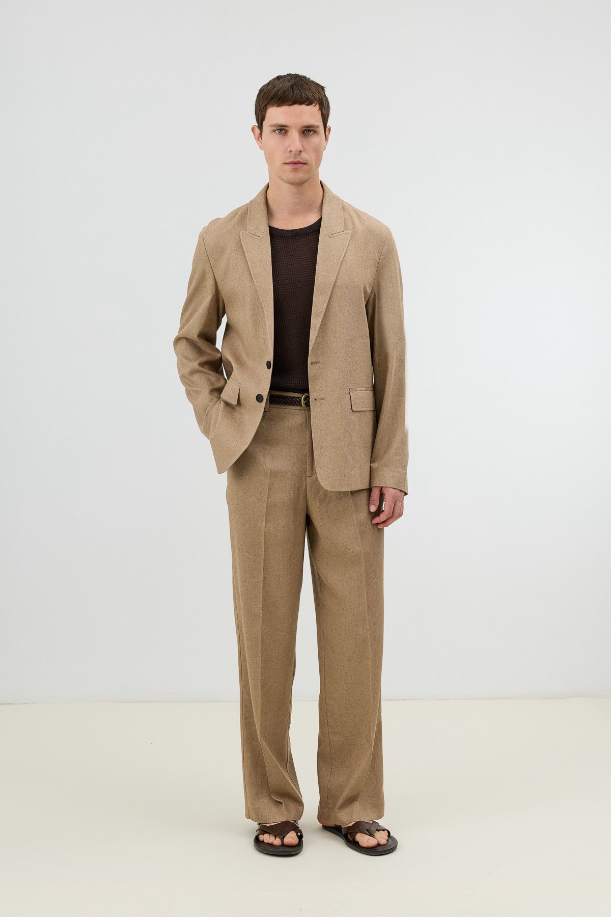 Antioch Linen-Blend Men's Blazer Jacket