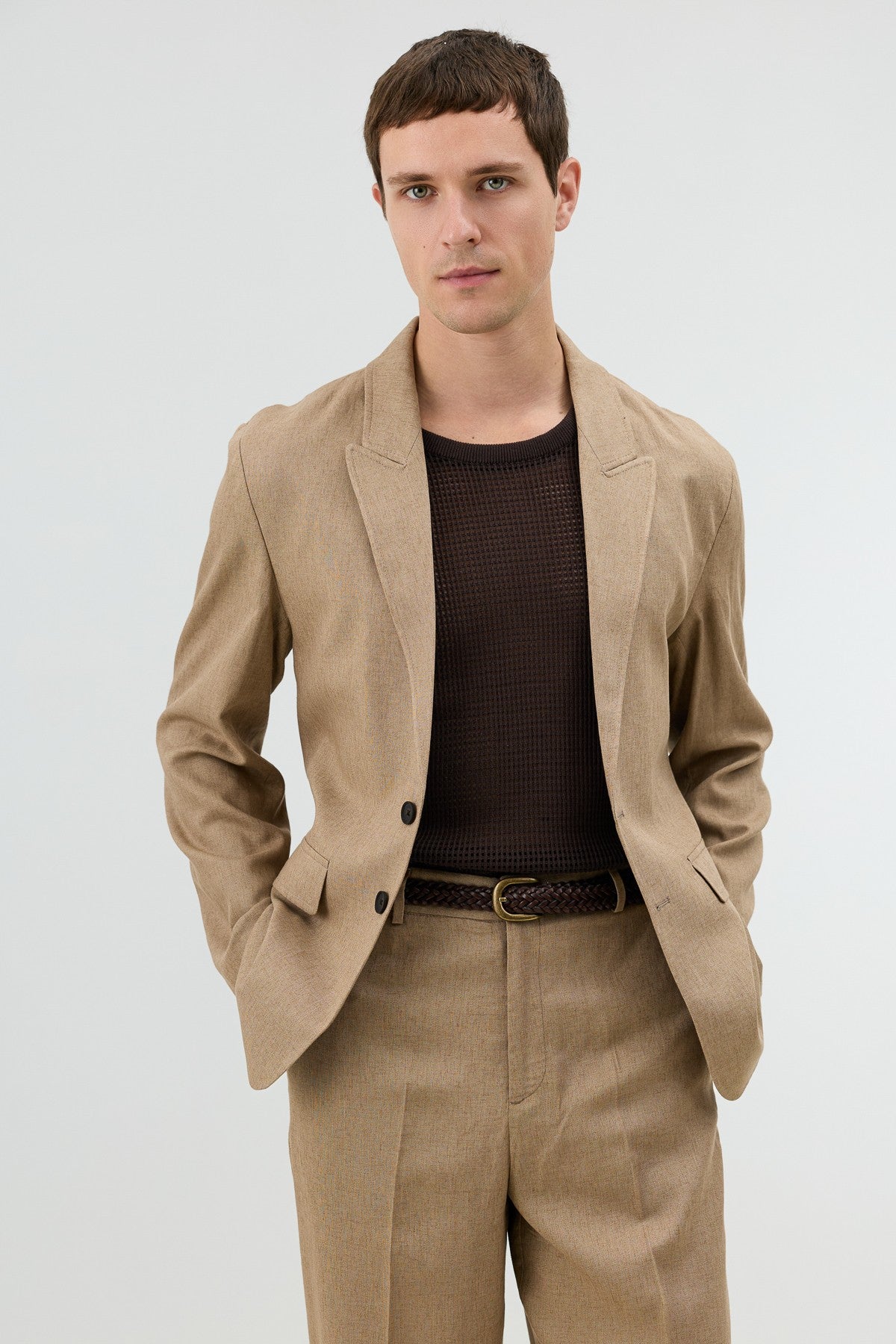 Antioch Linen-Blend Men's Blazer Jacket