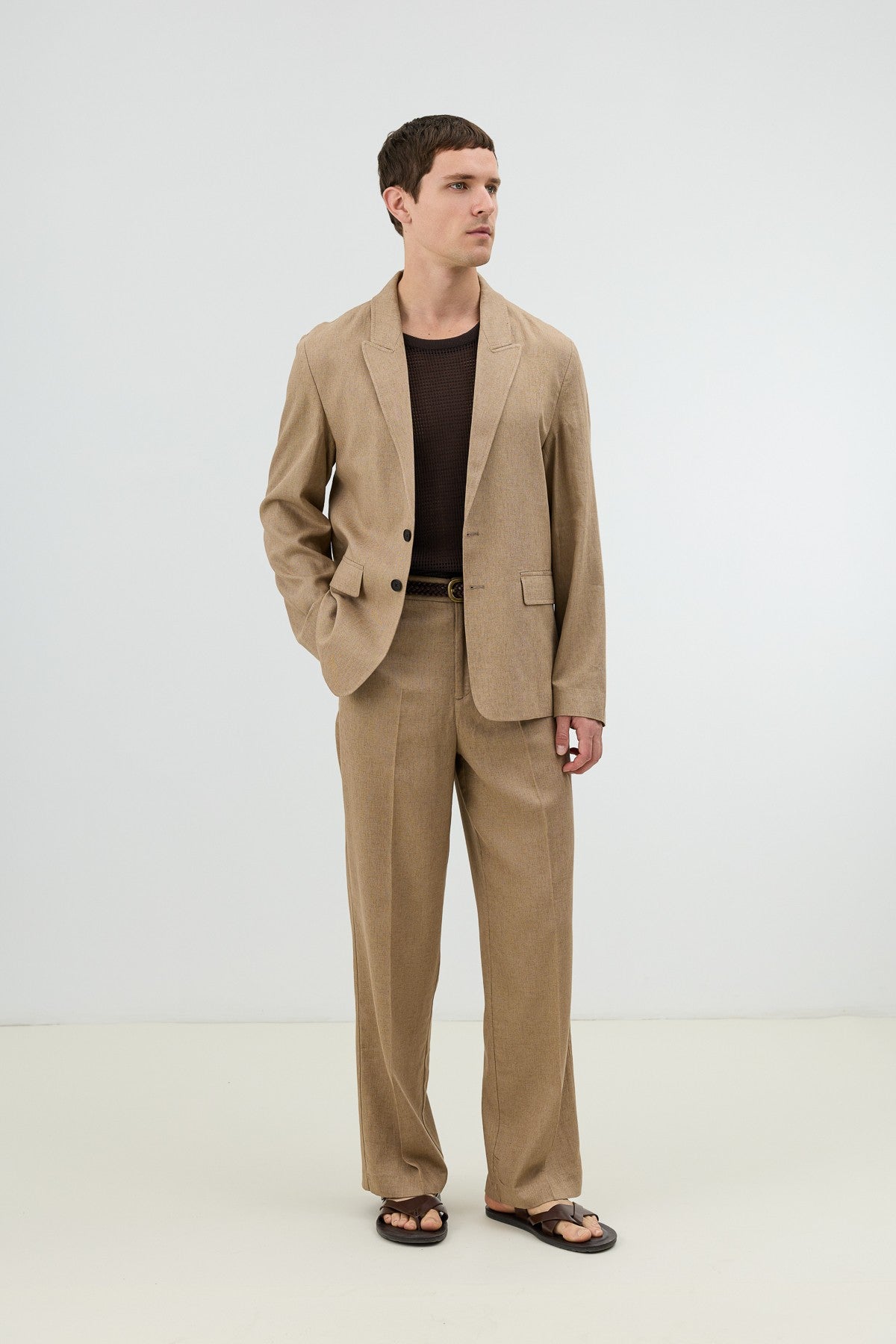 Antioch Linen-Blend Men's Blazer Jacket
