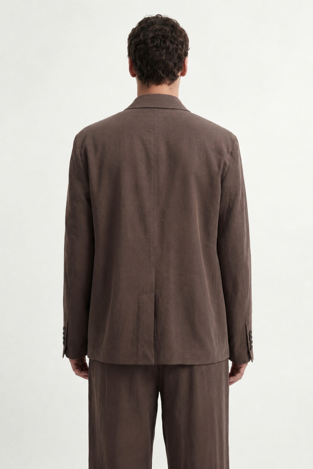 Relaxed-Fit Blazer Jacket with Modal Blend