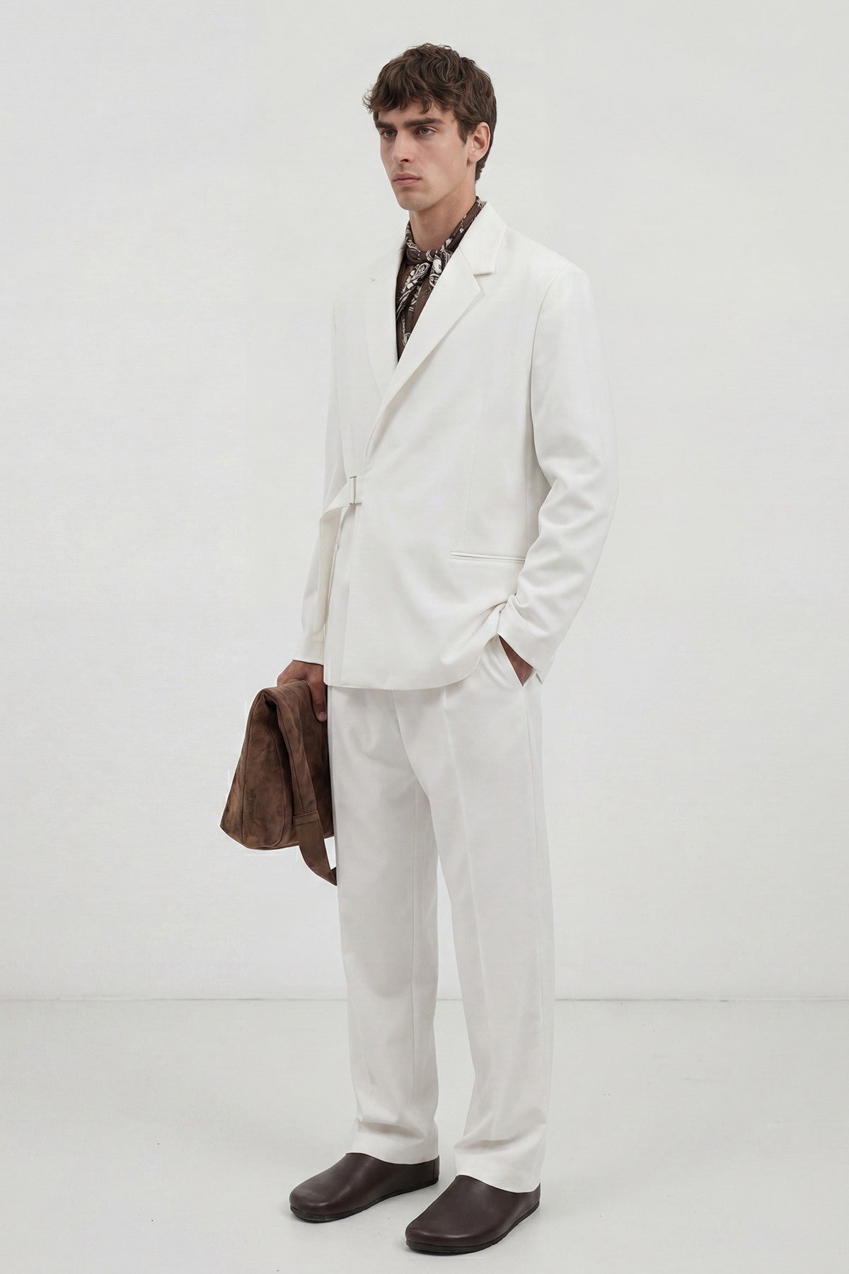 Relax Fit Belted Blazer Jacket