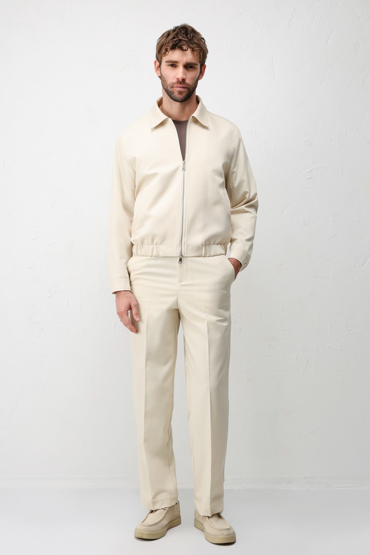 Antioch Men's Jacket with Elastic Waistband